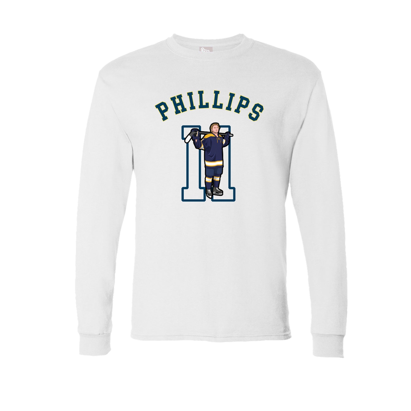 Long Sleeve Tee — Shirsey Arch in White