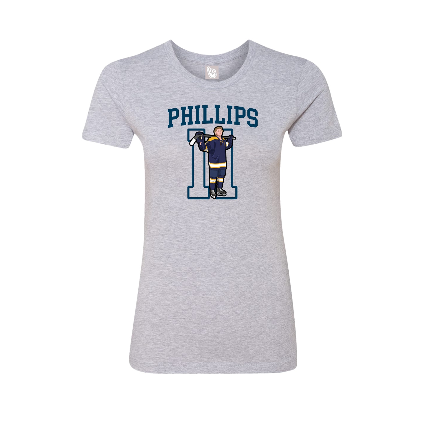 Fitted Women's Tee — Shirsey in Grey