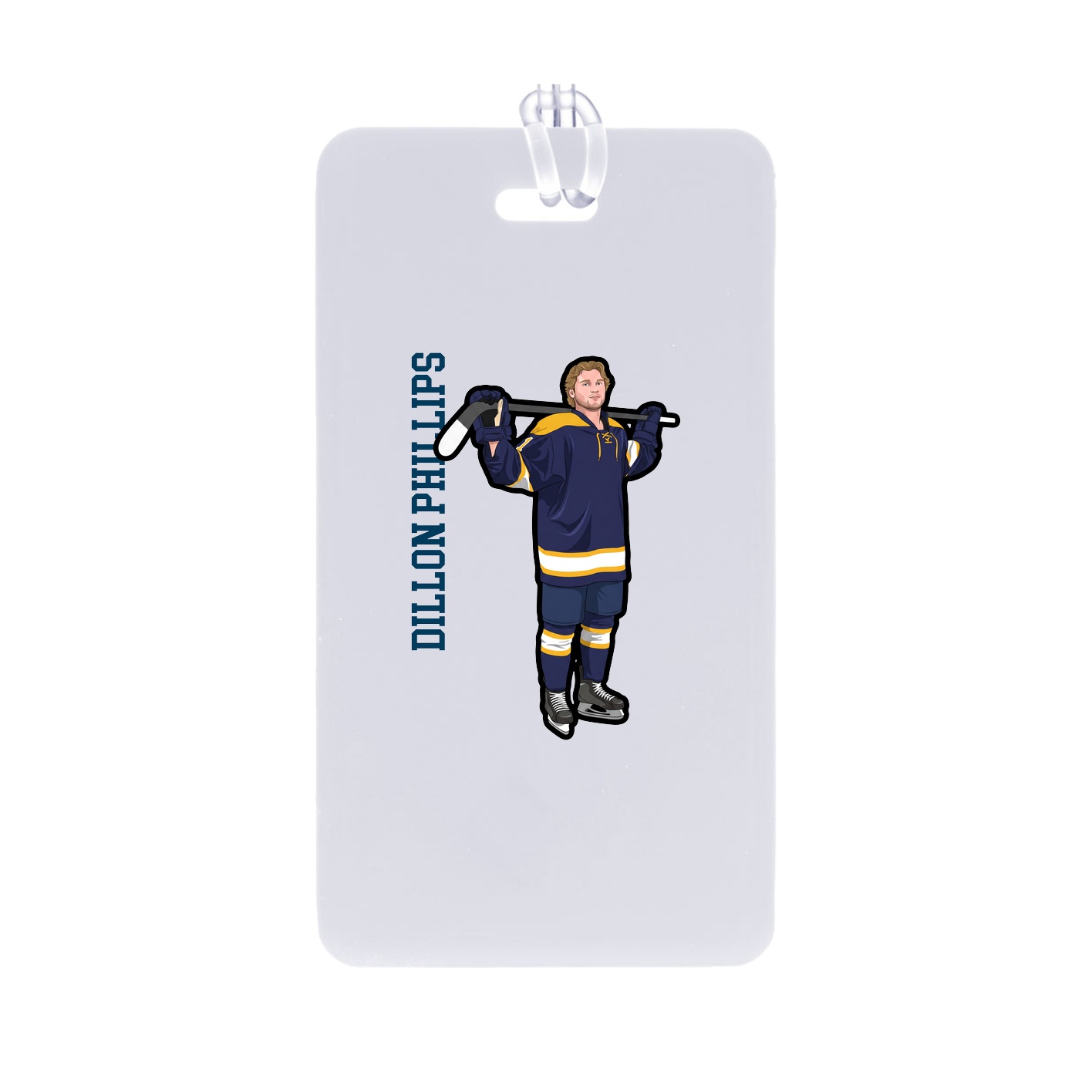 Bag Tag — Name Vertical in Classic