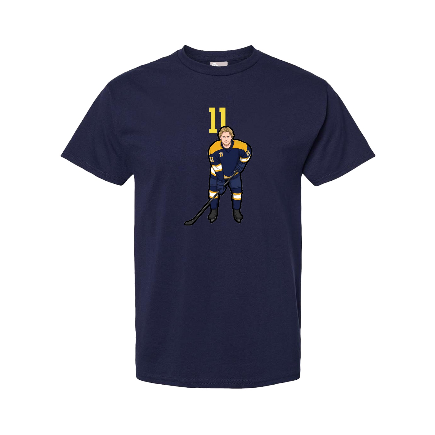 Tee — Number Top in Navy
