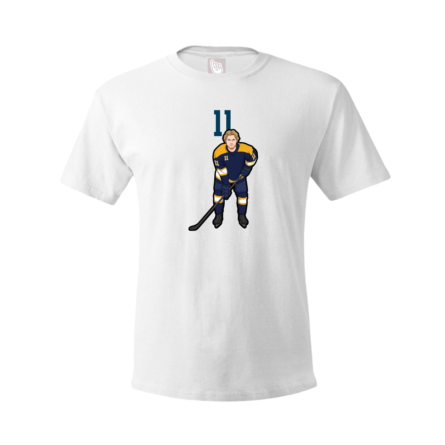 Tee — Number Top in White