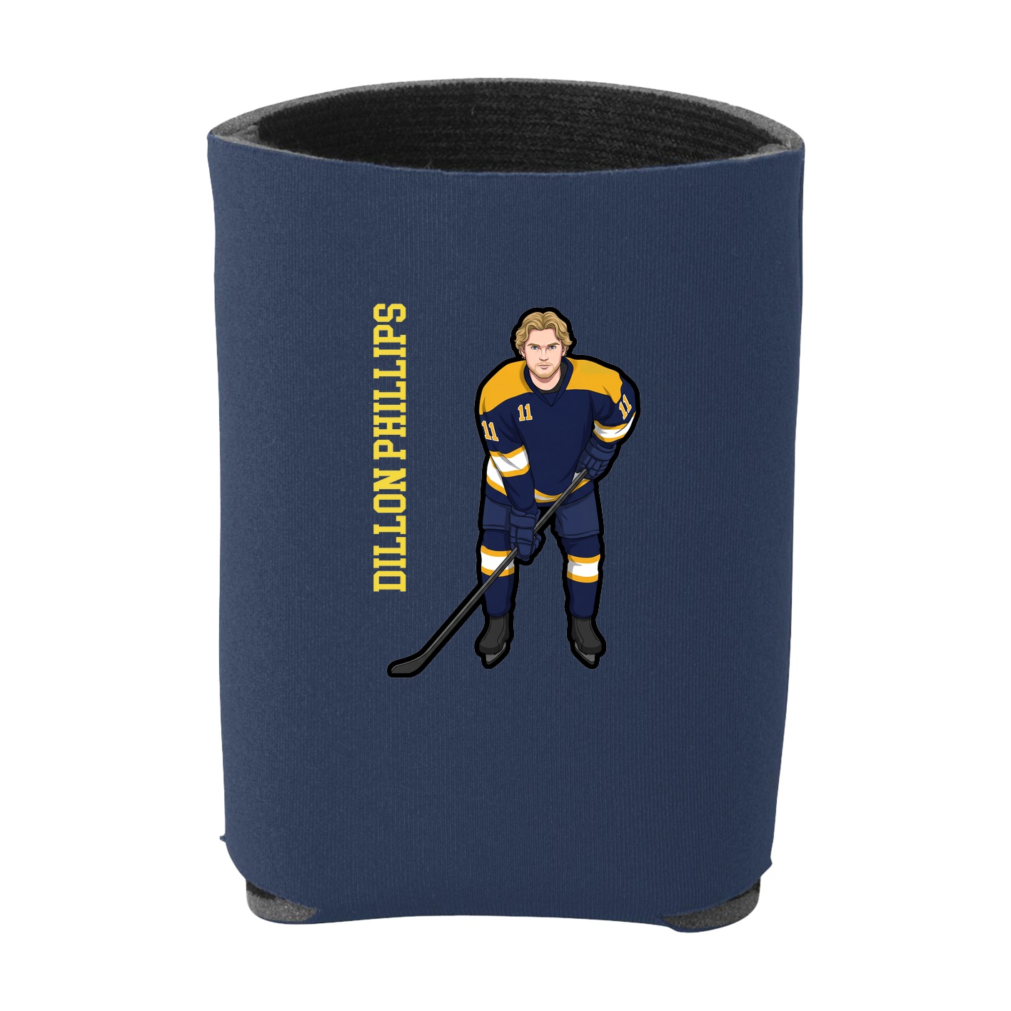 Can Holder — Name Vertical in Navy