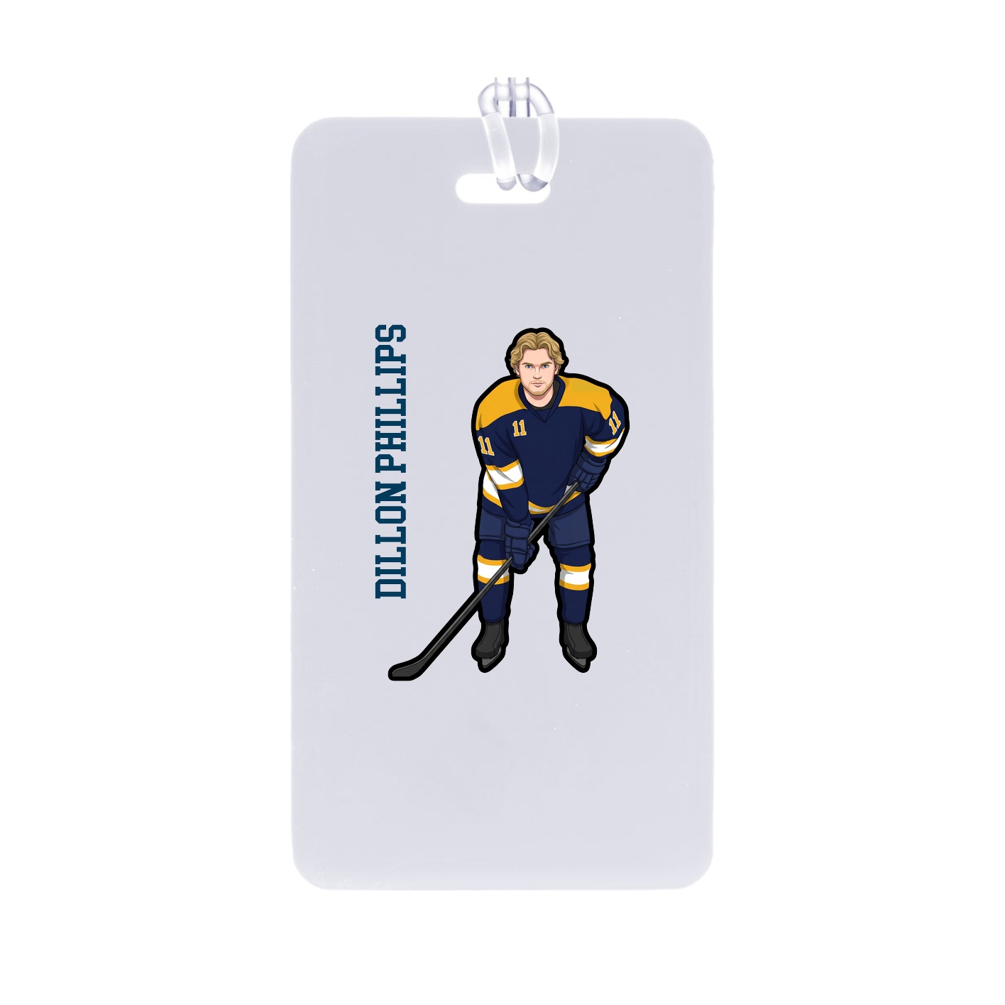 Bag Tag — Name Vertical in Classic