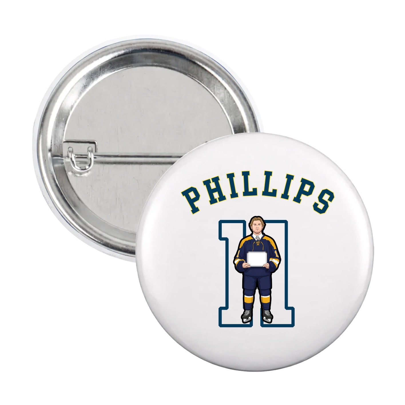 Game Day Button — Shirsey Arch in White
