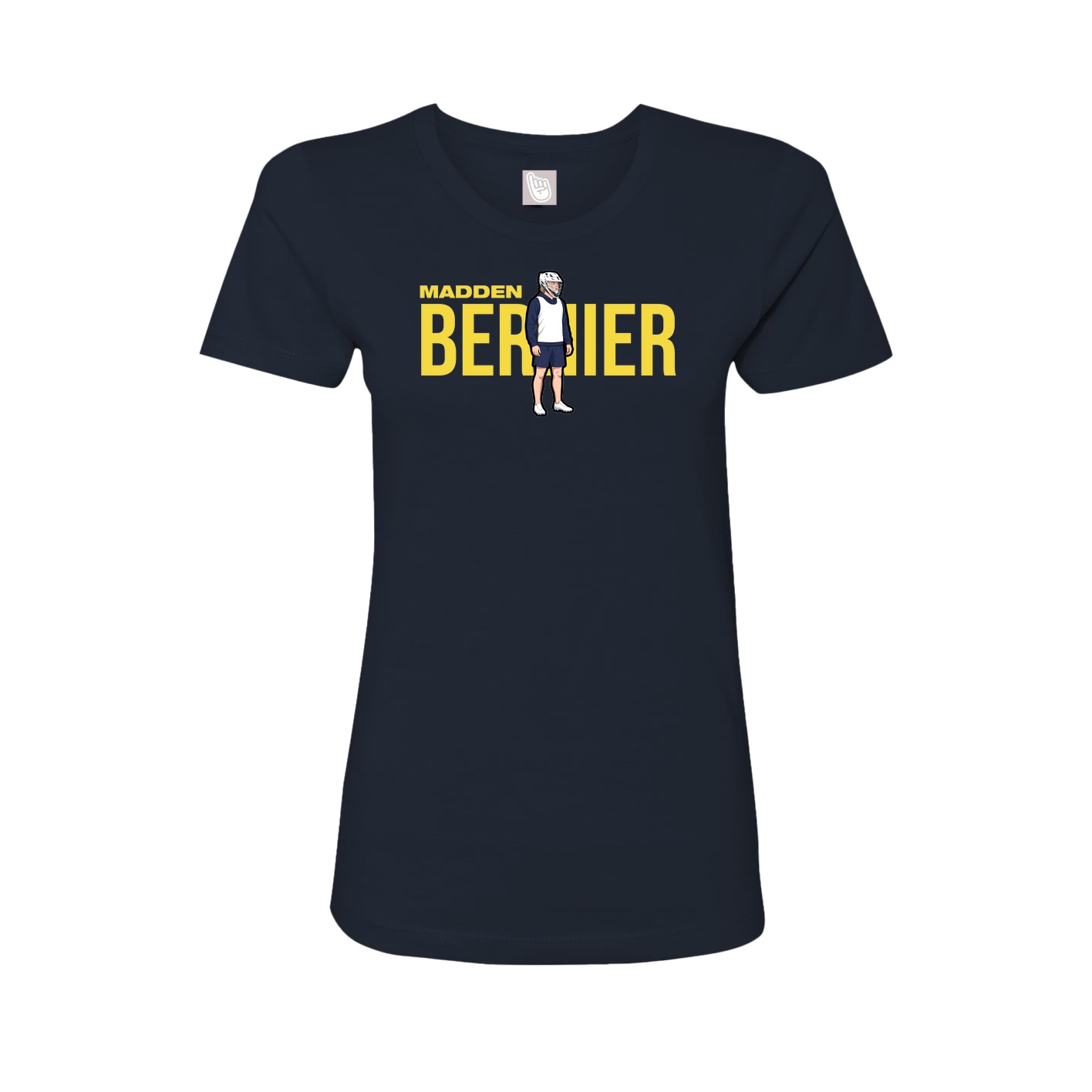 Womens Tee — Player Name in Navy