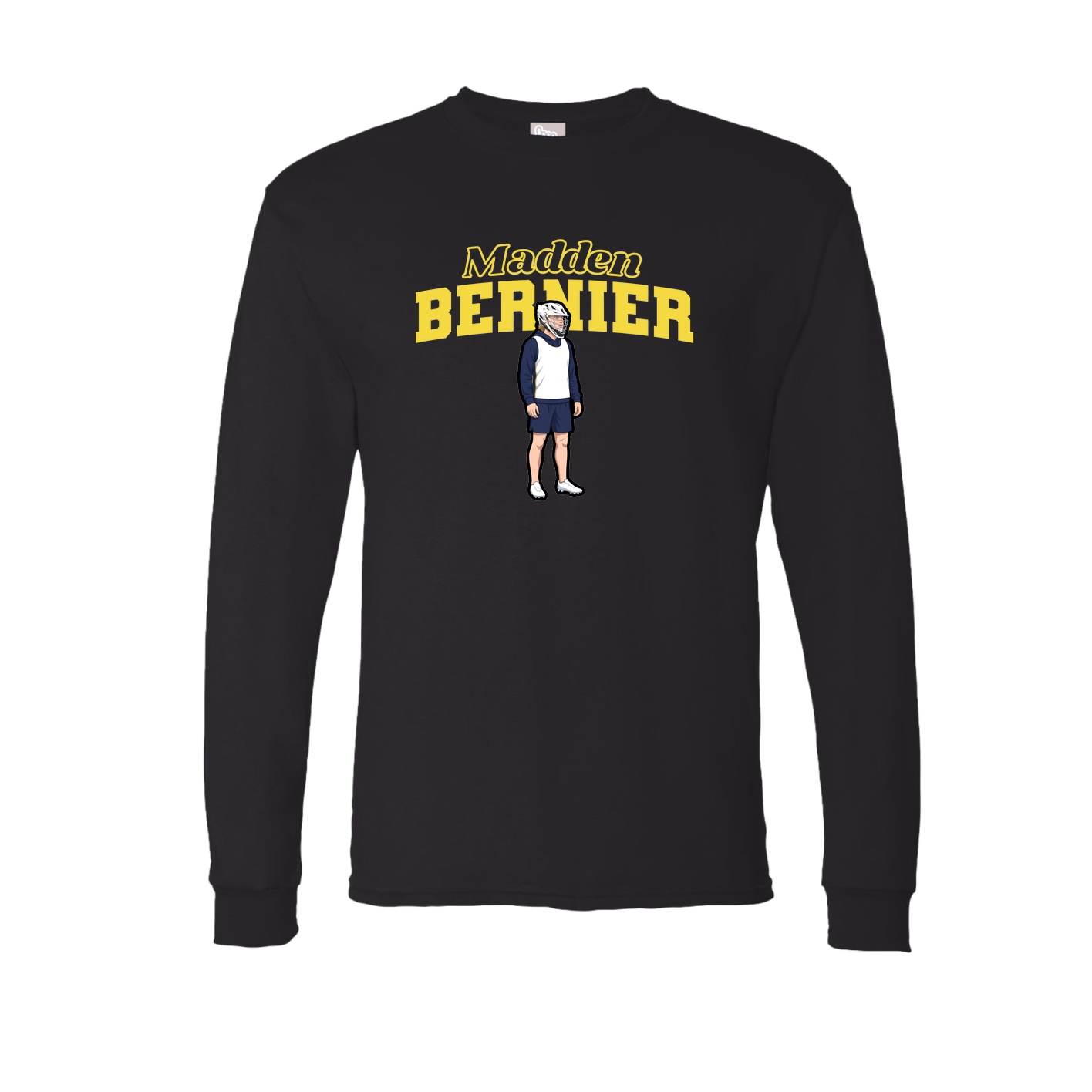 Long Sleeve Tee — Name Arch in Black