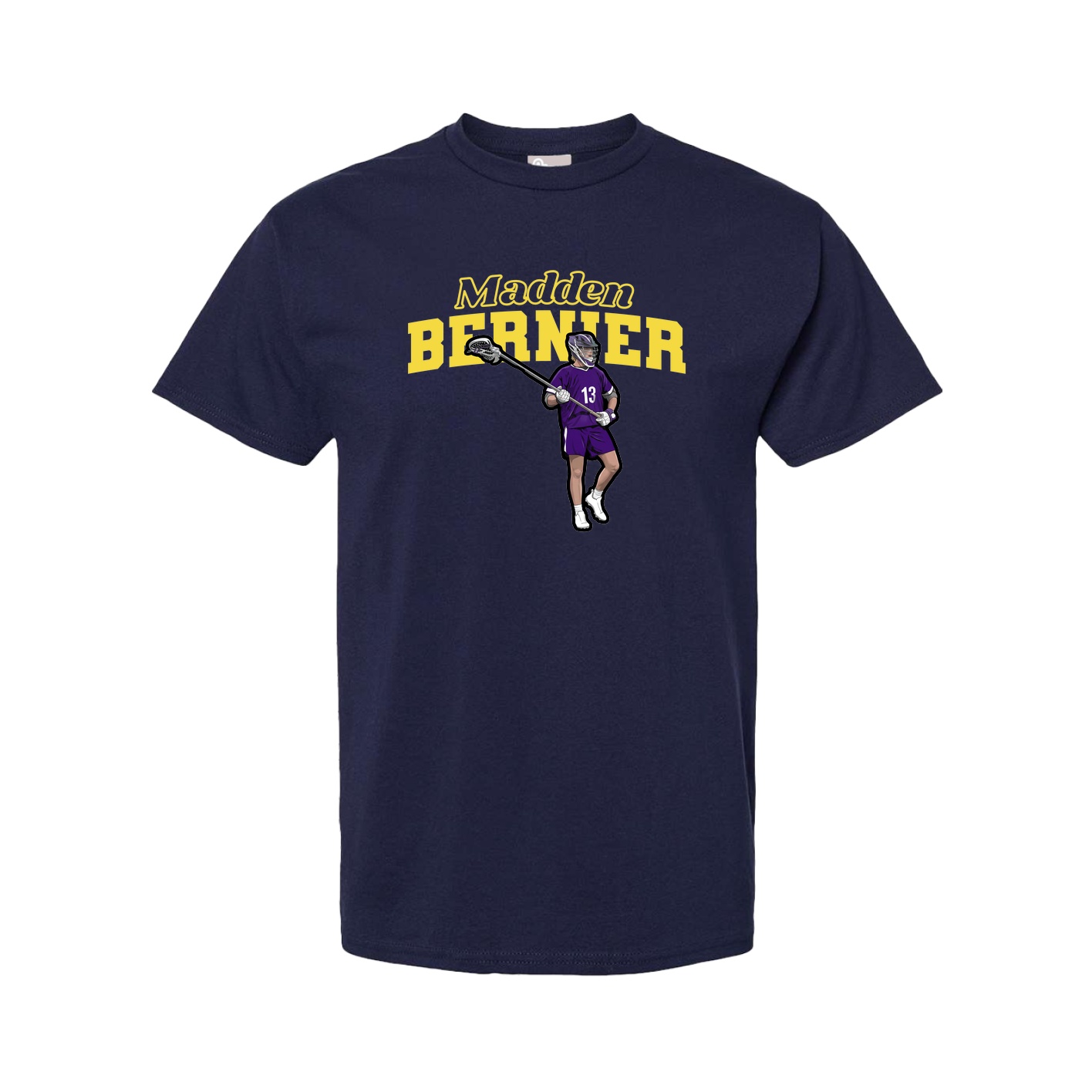 Youth Tee — Name Arch in Navy