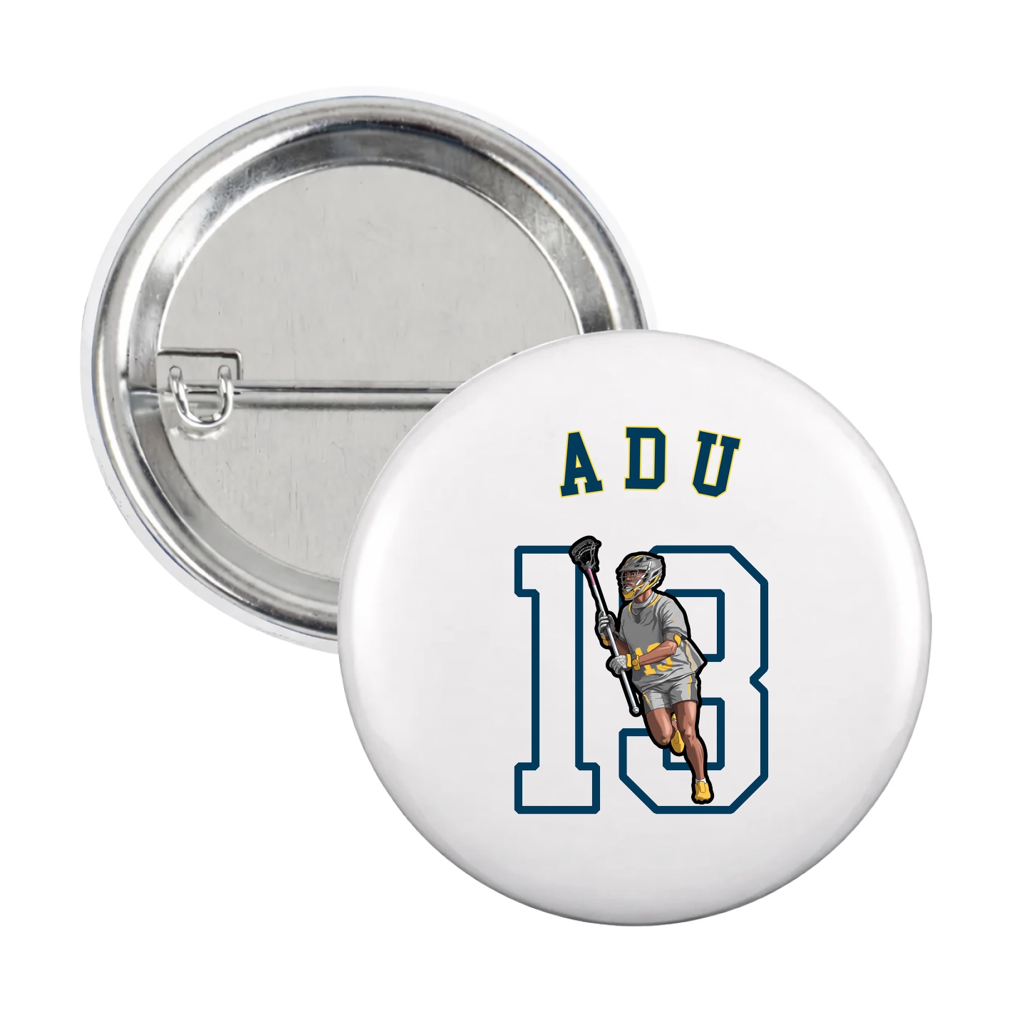 Game Day Button — Shirsey Arch in White