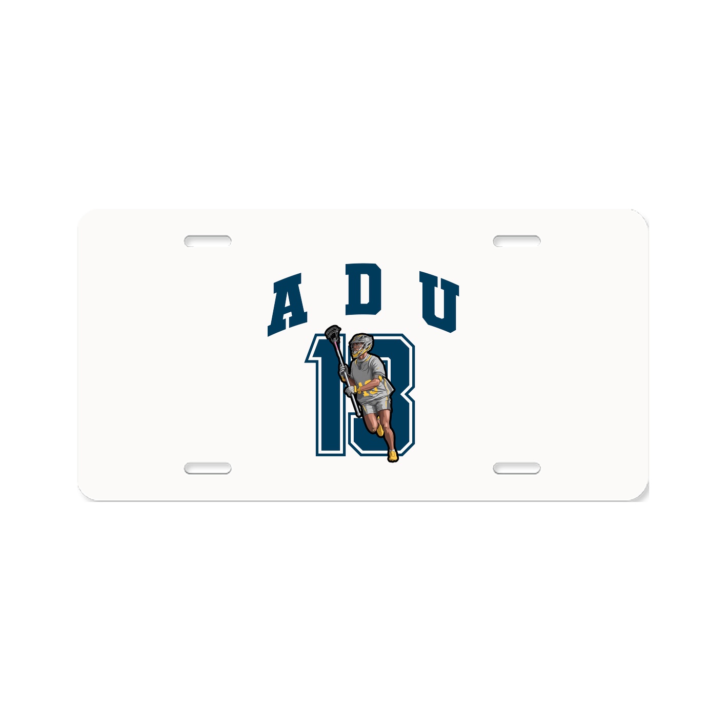 License Plate — Number in Classic