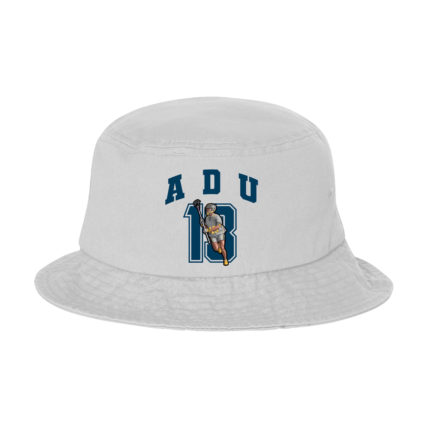 Bucket Cap — Number in White