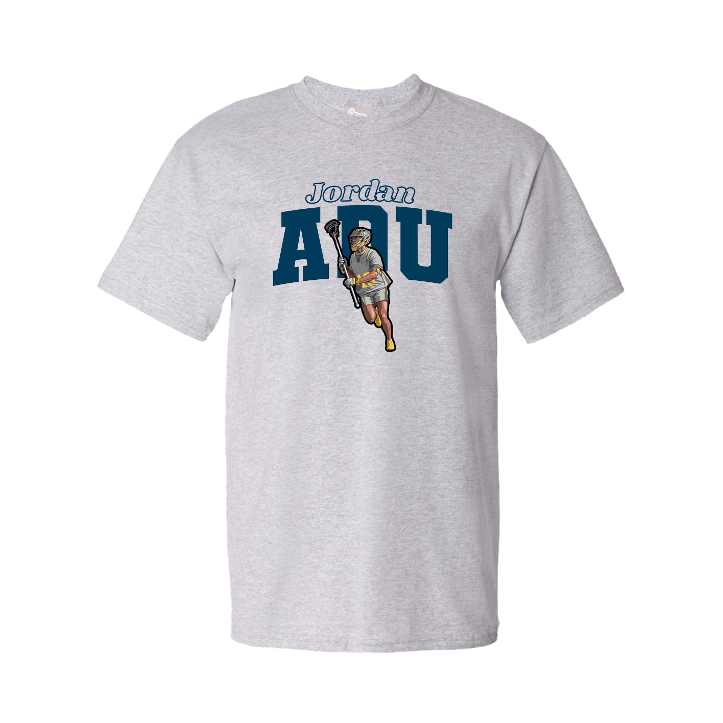 Tee — Name Arch in Grey