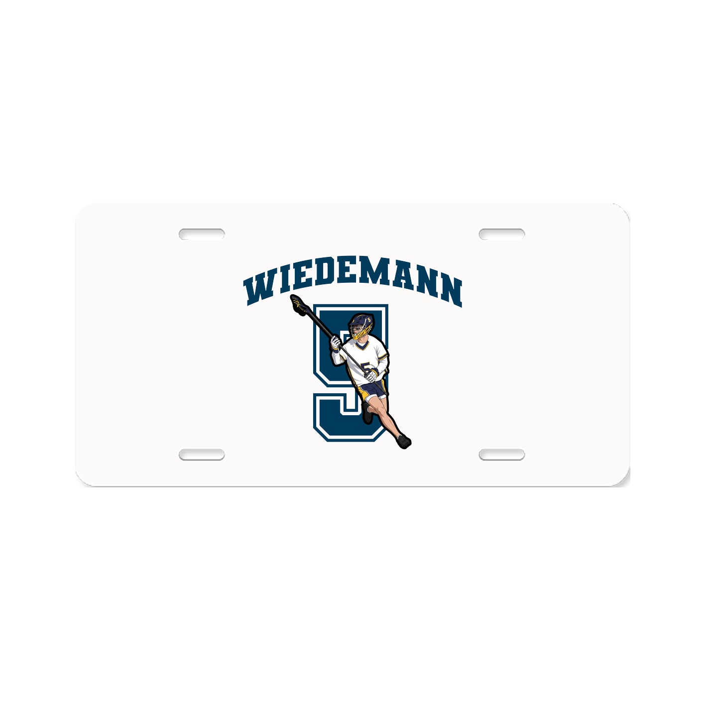 License Plate — Number in Classic