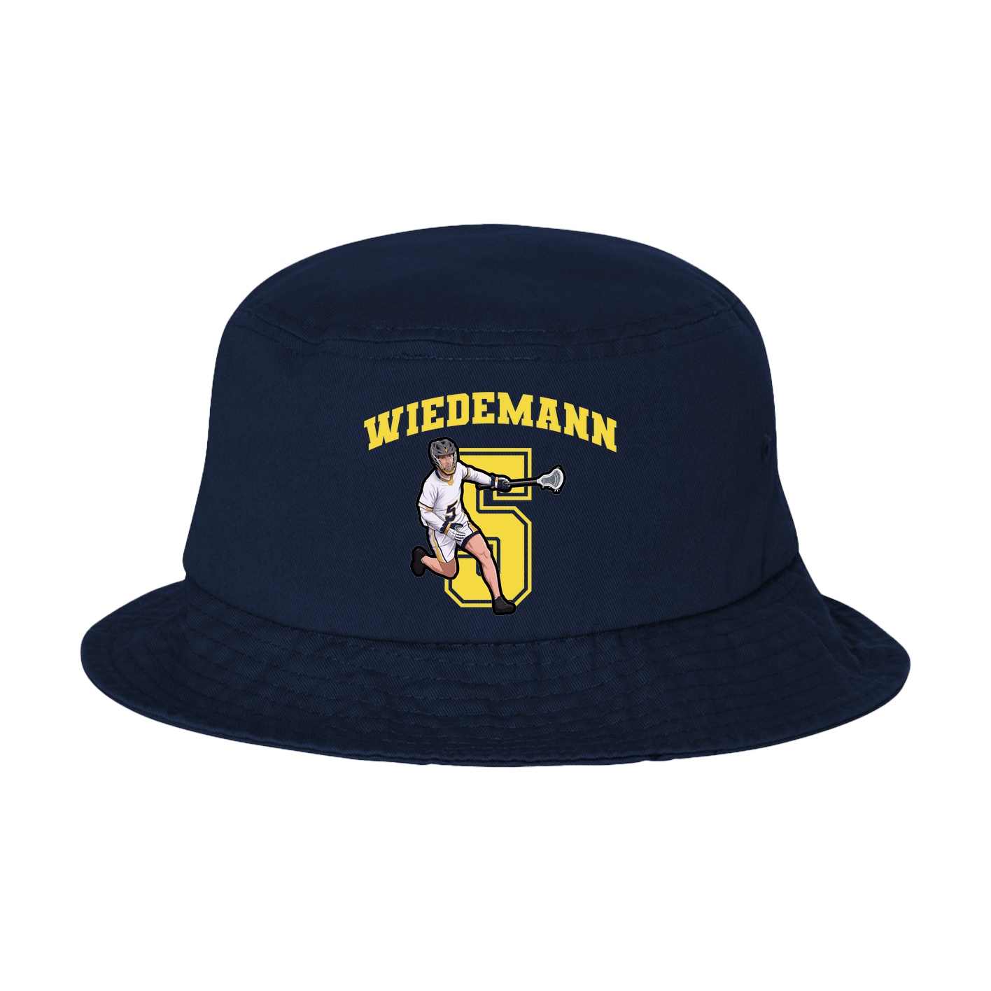Bucket Cap — Number in Navy