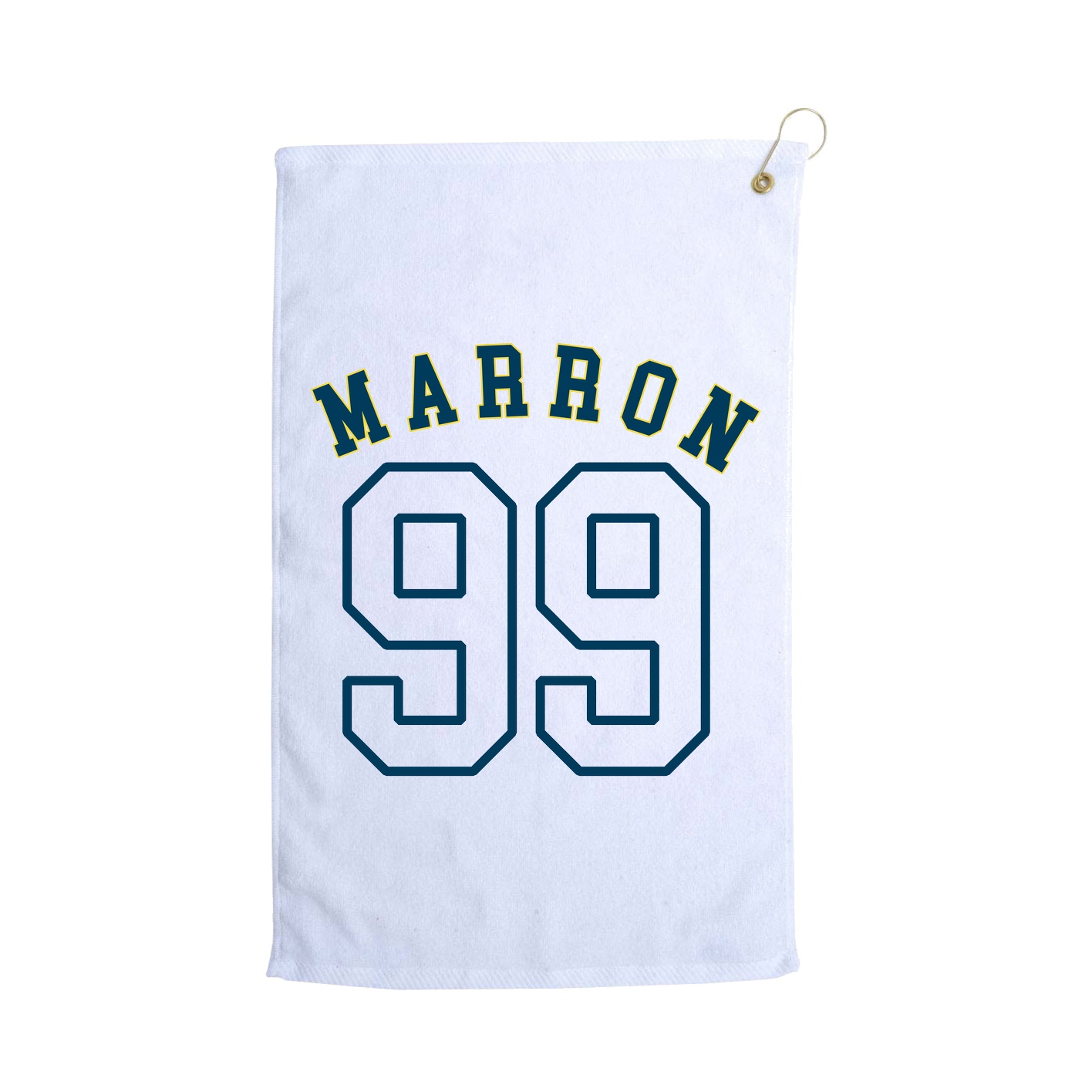 Golf Towel — Shirsey Arch in White