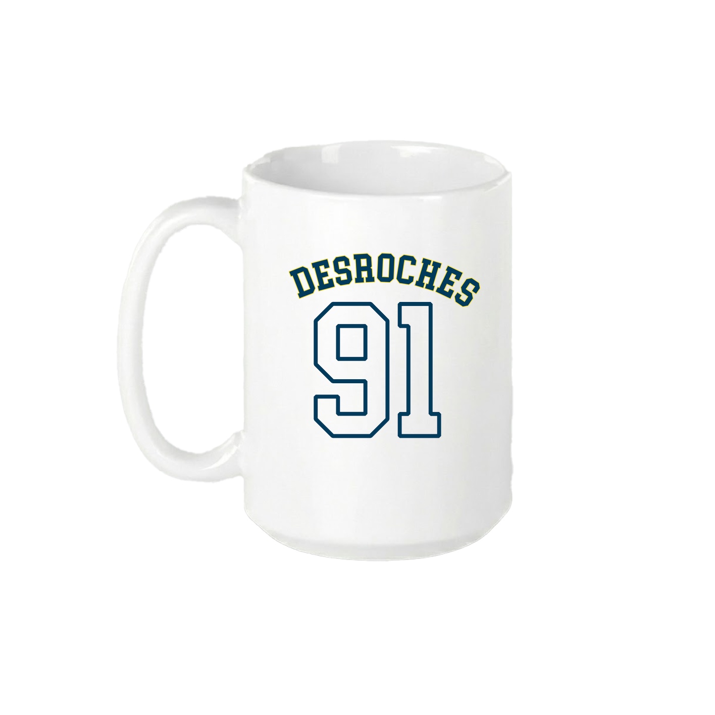 15oz Coffee Mug — Shirsey Arch in White