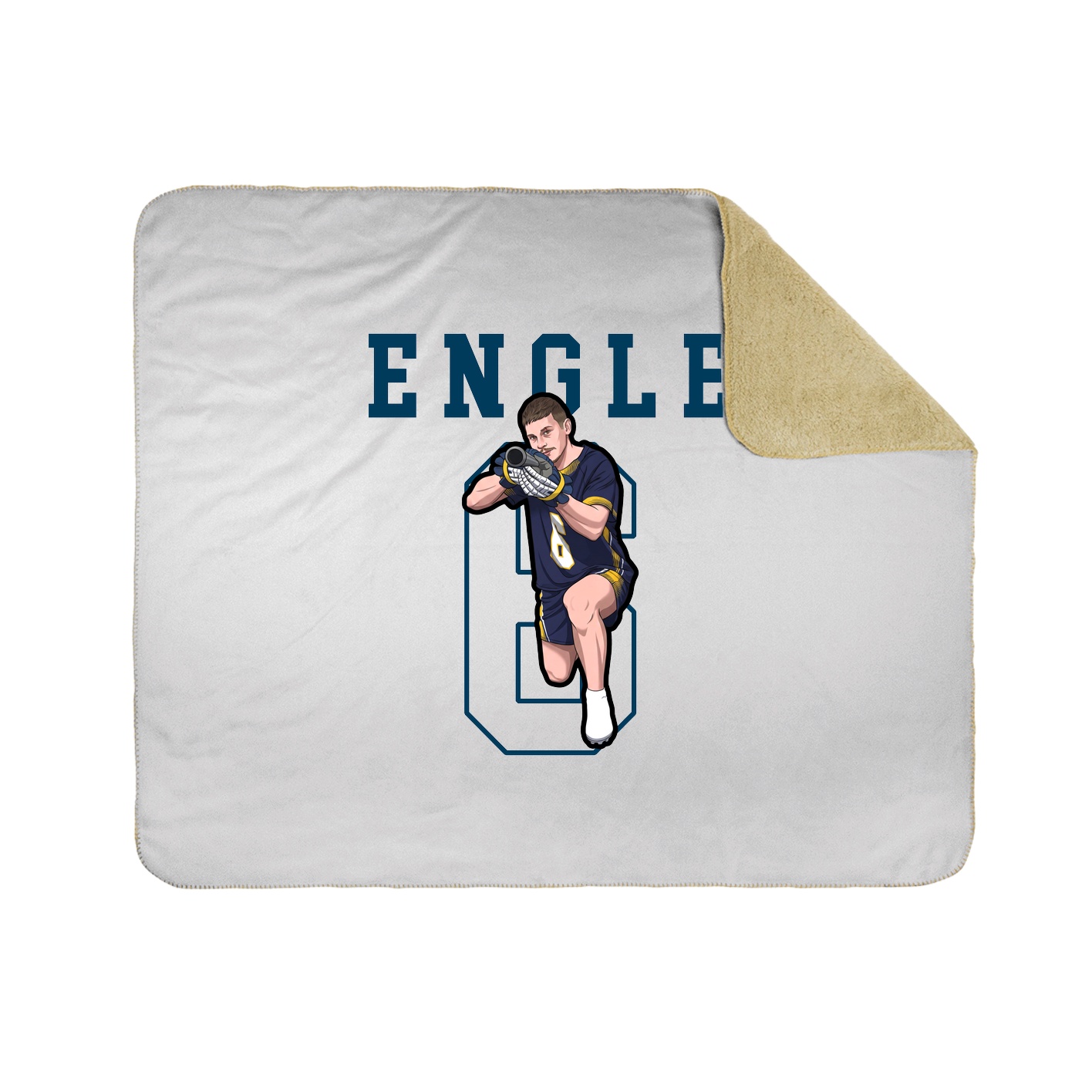 Throw Blanket — Shirsey in White
