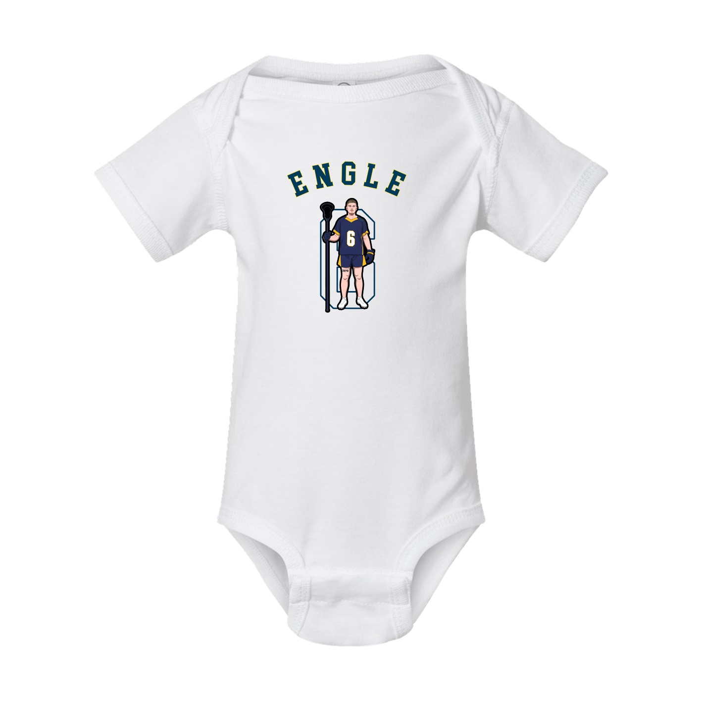 Baby Onesie — Shirsey Arch in White