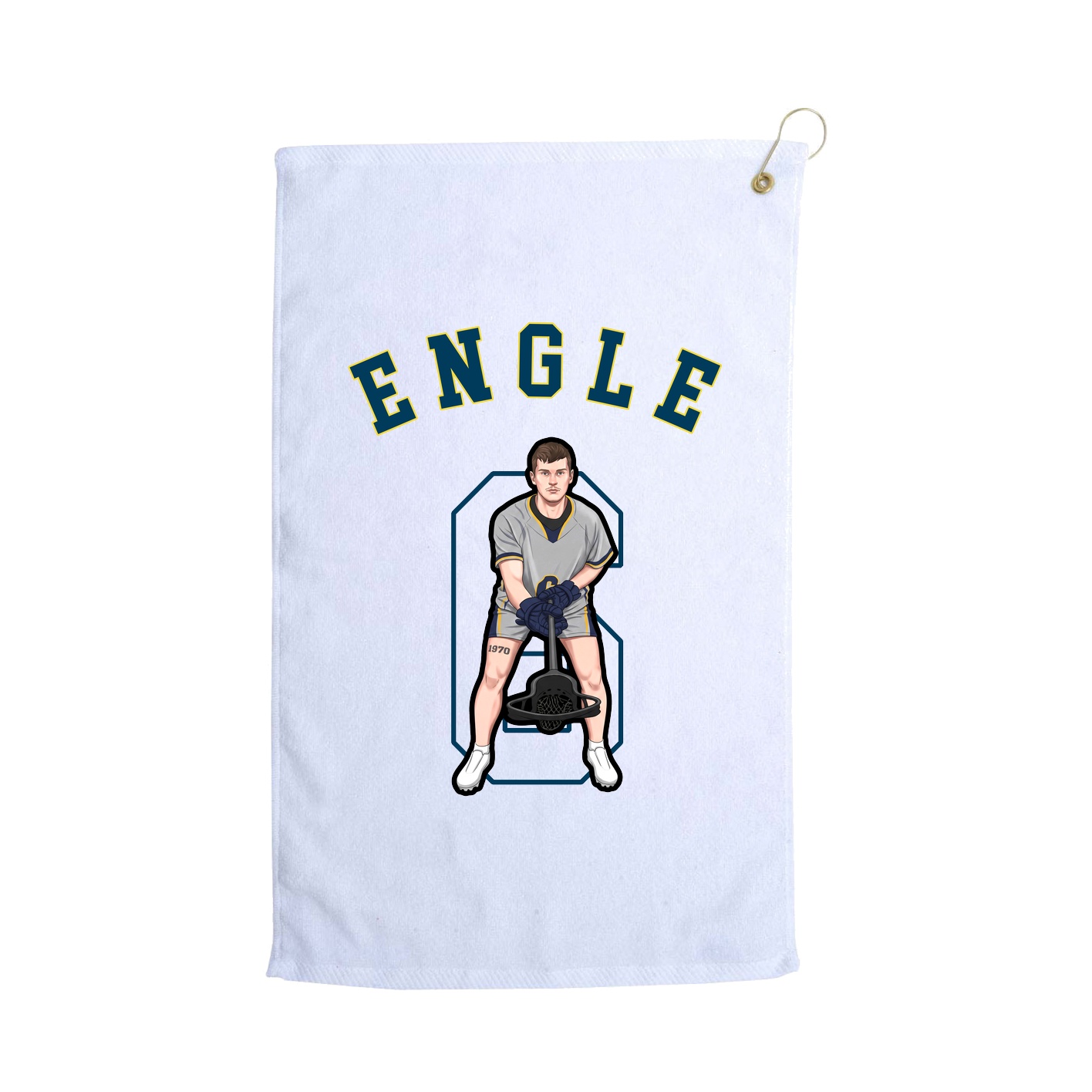 Golf Towel — Shirsey Arch in White
