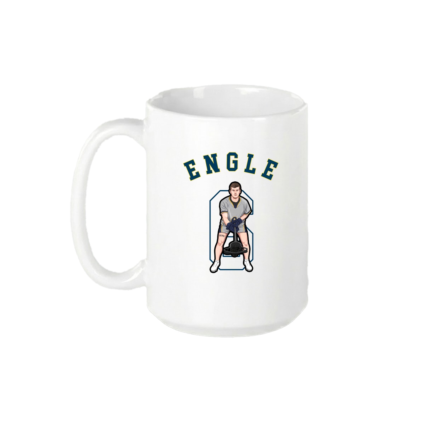 15oz Coffee Mug — Shirsey Arch in White