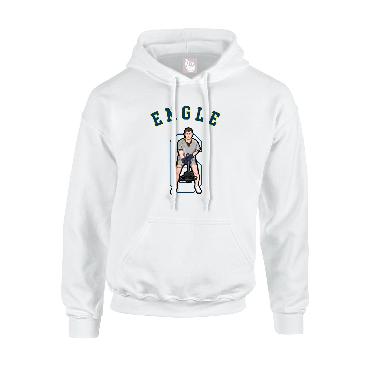 Hoodie — Shirsey Arch in White