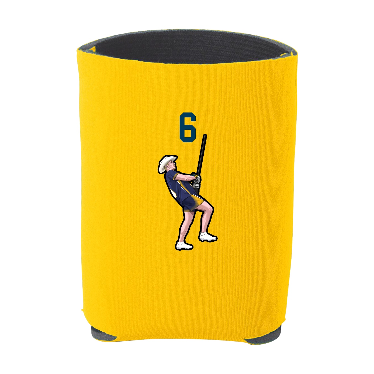 Can Holder — Number Top in Yellow