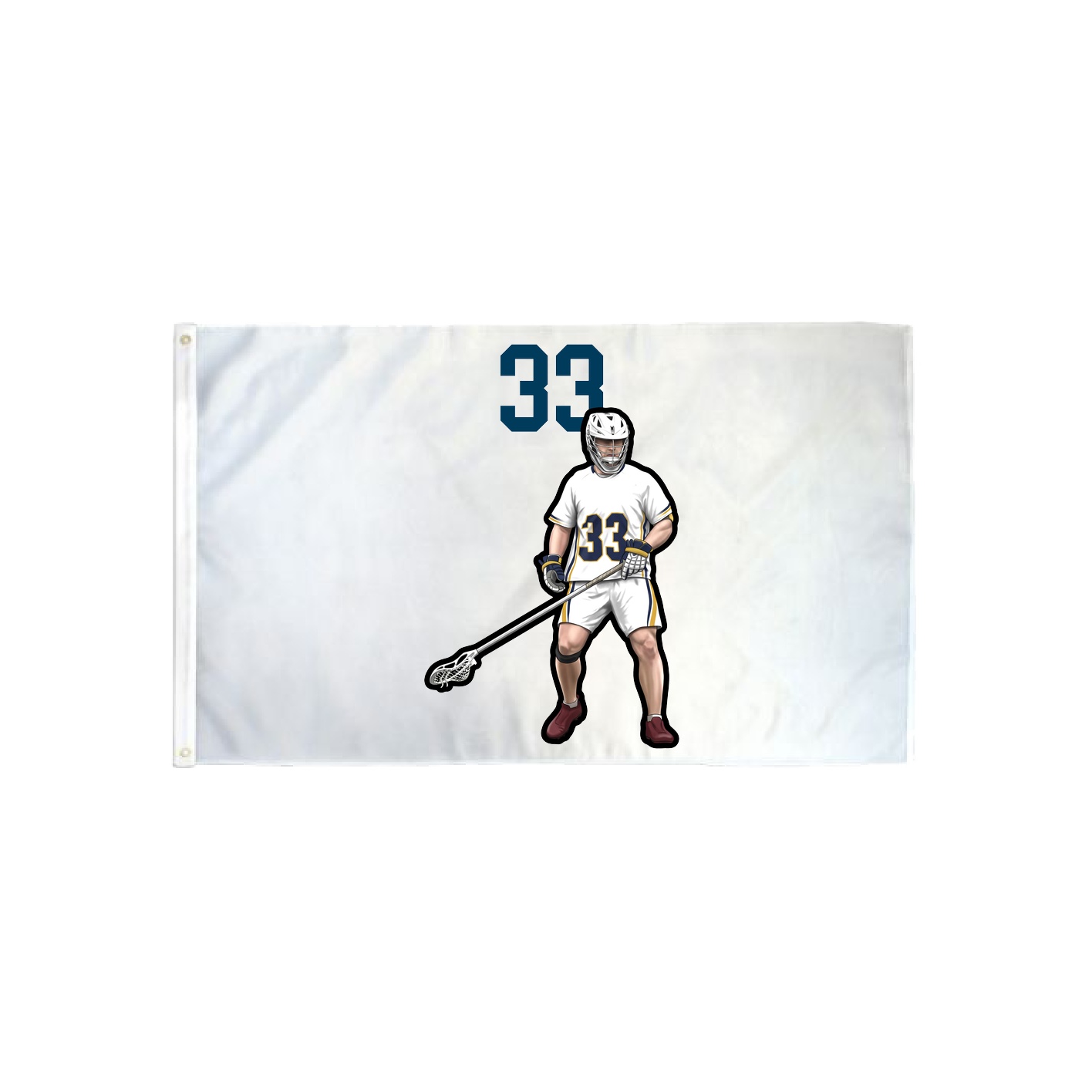 3x5 Flag — Number Top in Classic