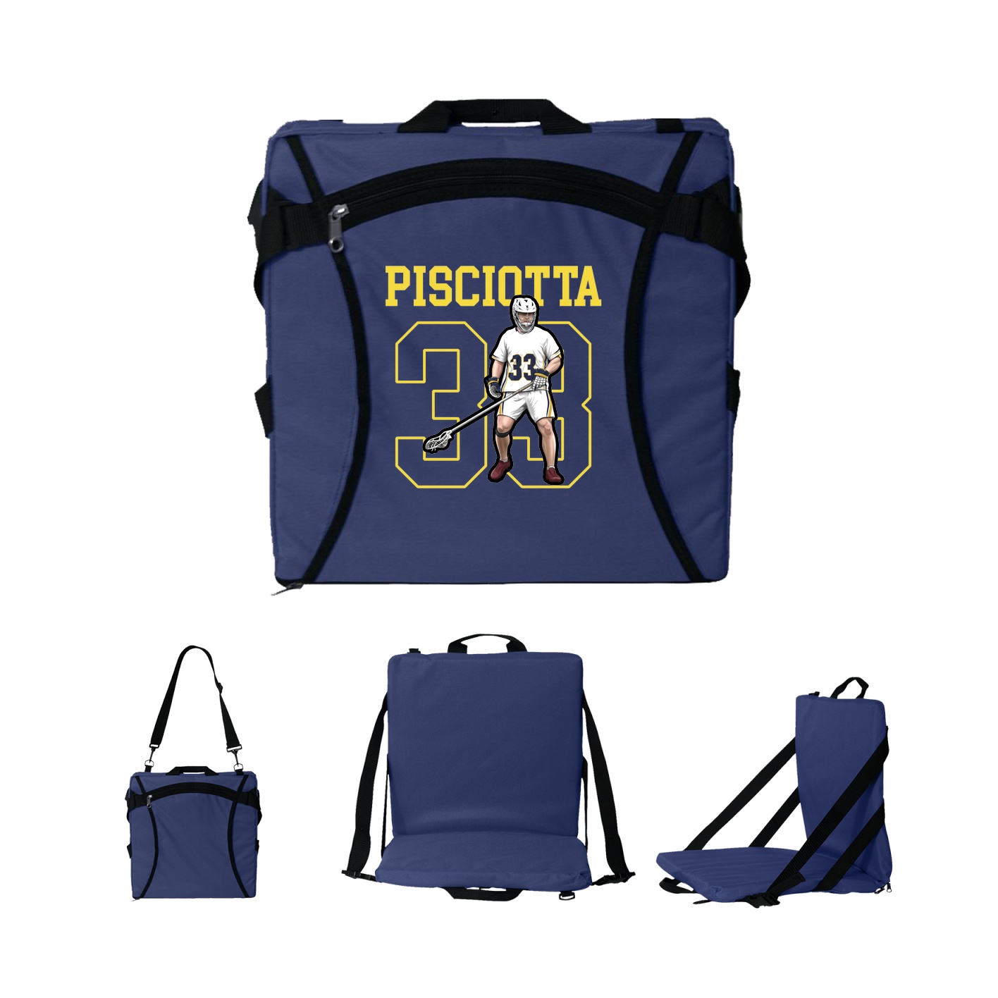 Folding Stadium Seat — Shirsey in Navy