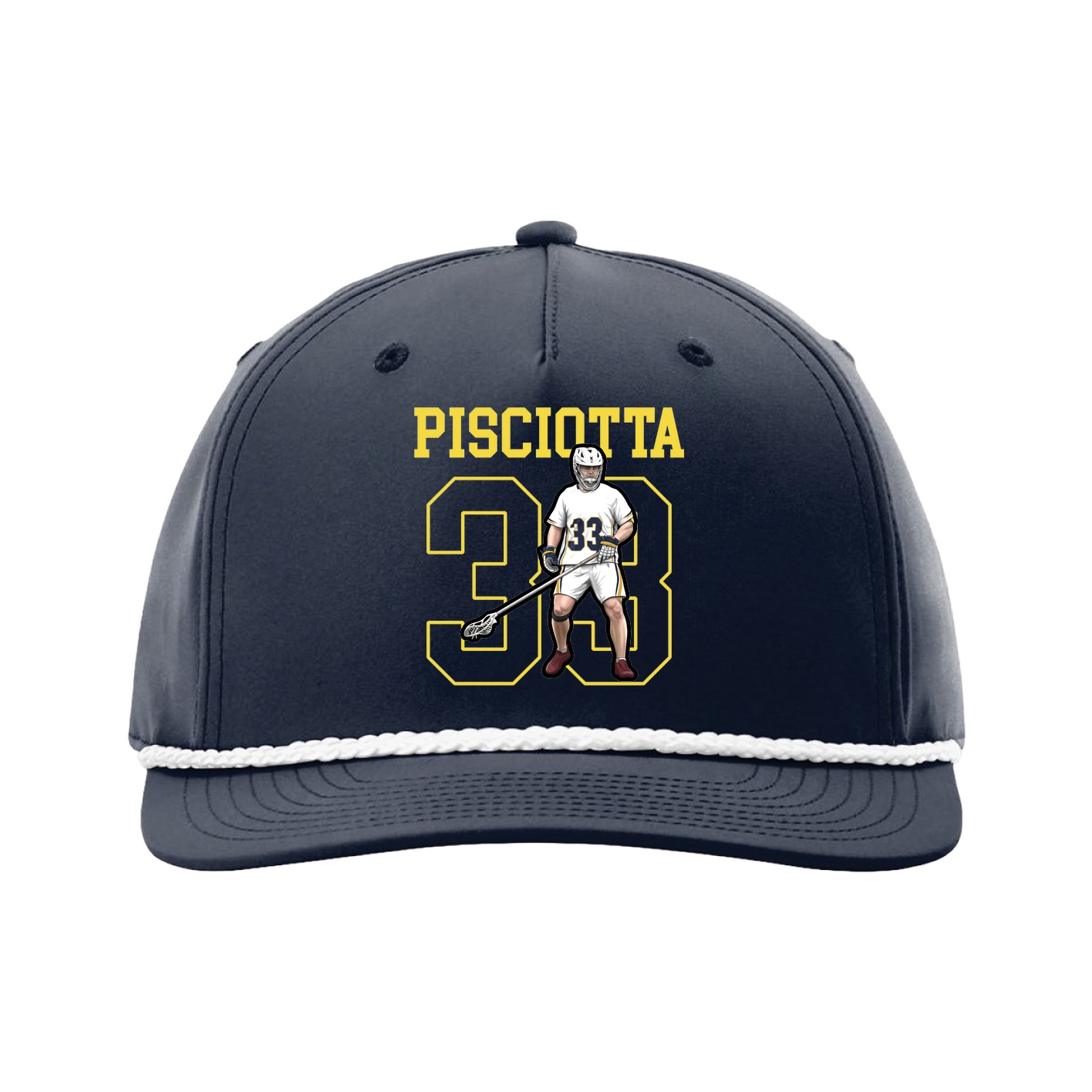 Five-Panel Classic Rope Cap — Shirsey in Navy