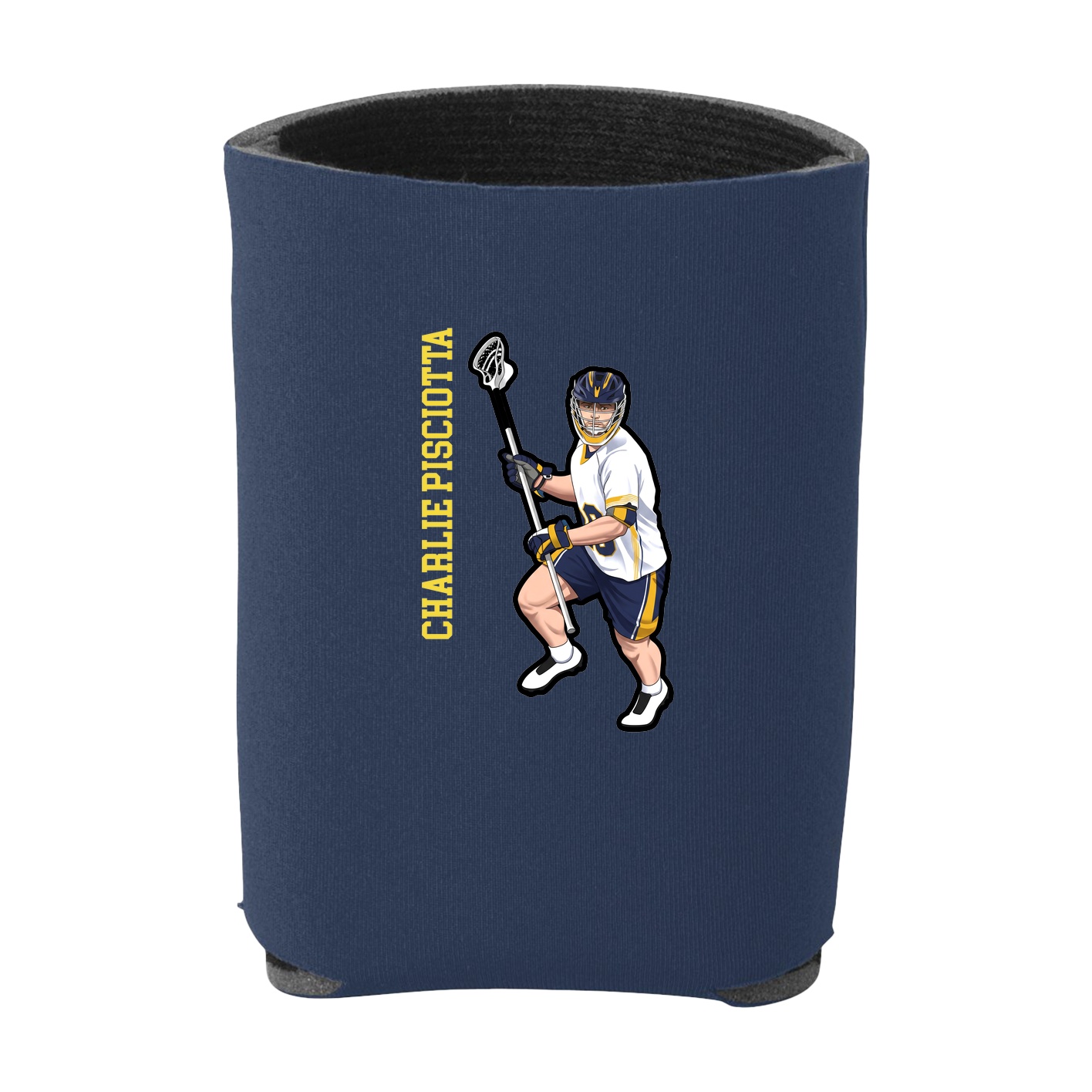 Can Holder — Name Vertical in Navy