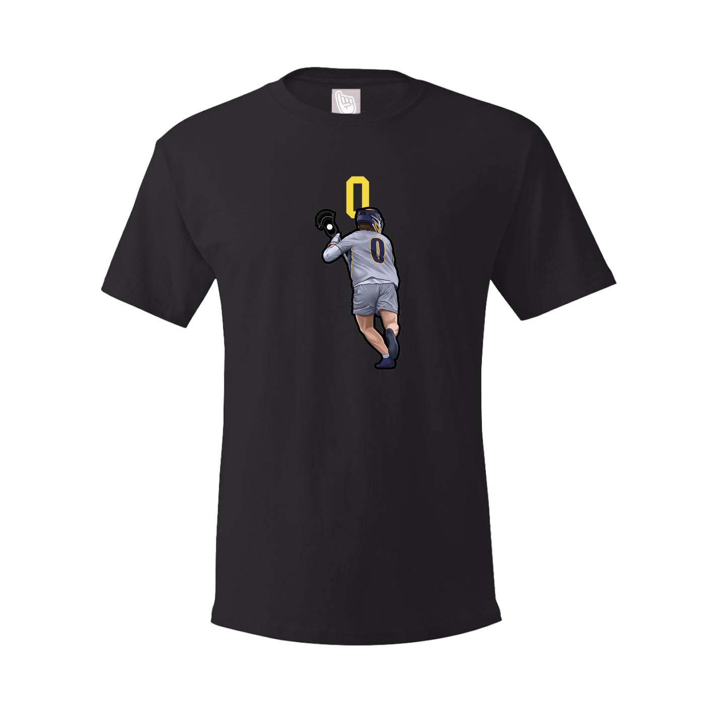 Youth Tee — Number Top in Black