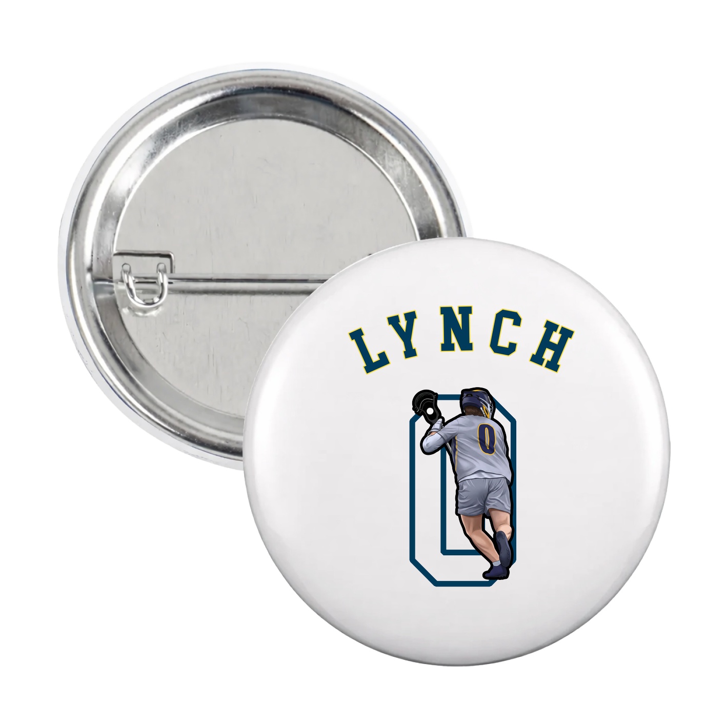 Game Day Button — Shirsey Arch in White