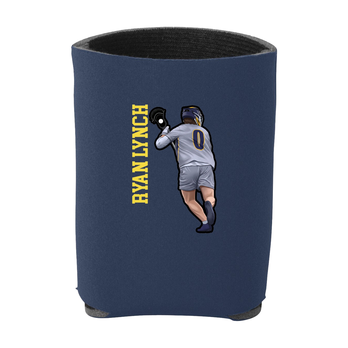 Can Holder — Name Vertical in Navy