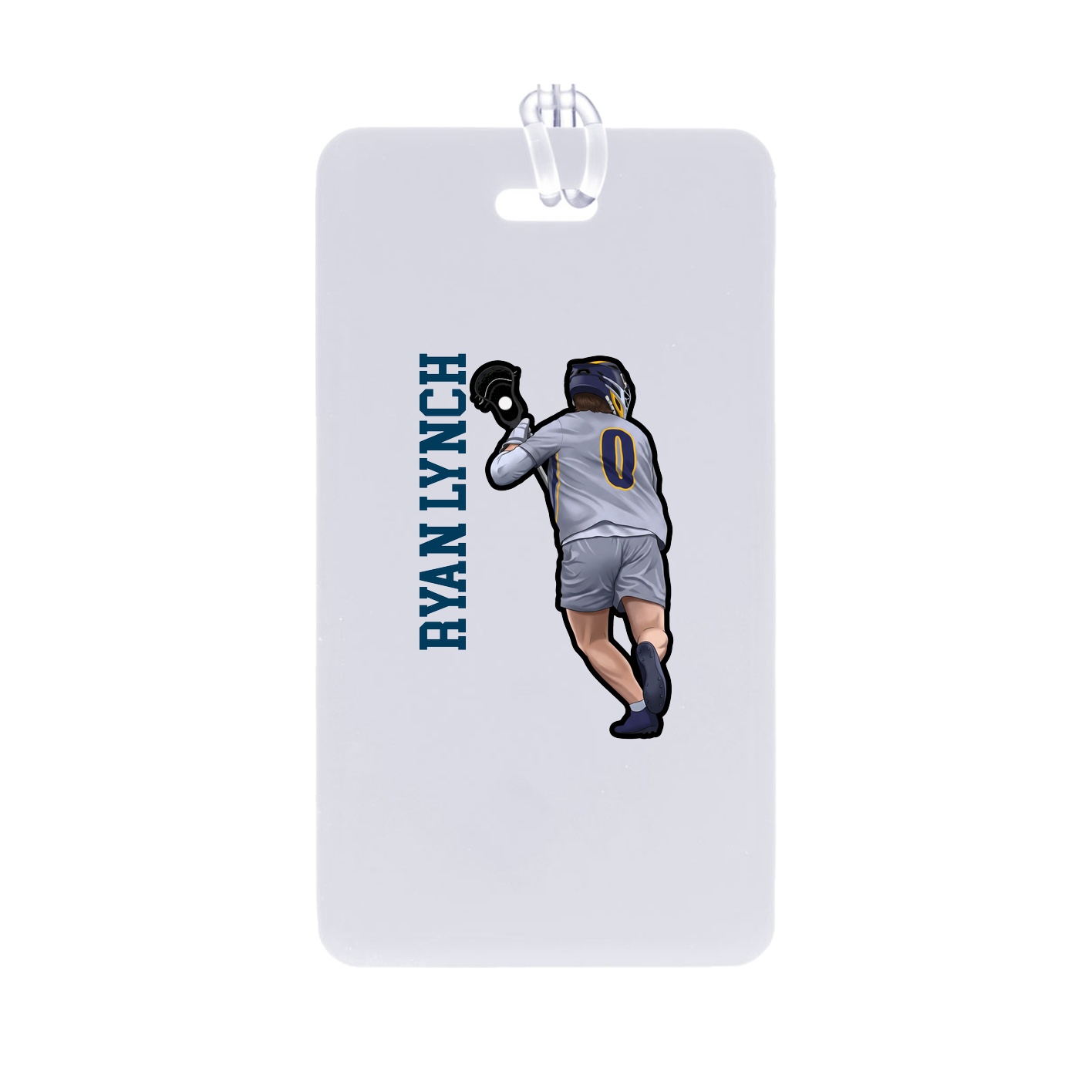 Bag Tag — Name Vertical in Classic
