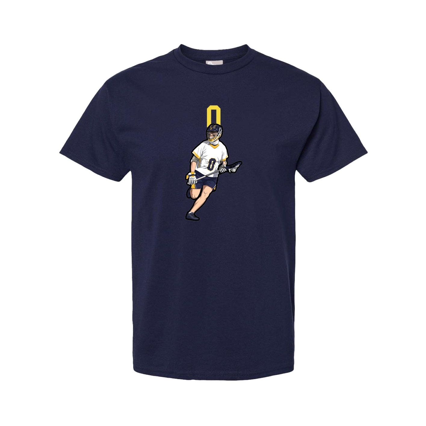 Tee — Number Top in Navy