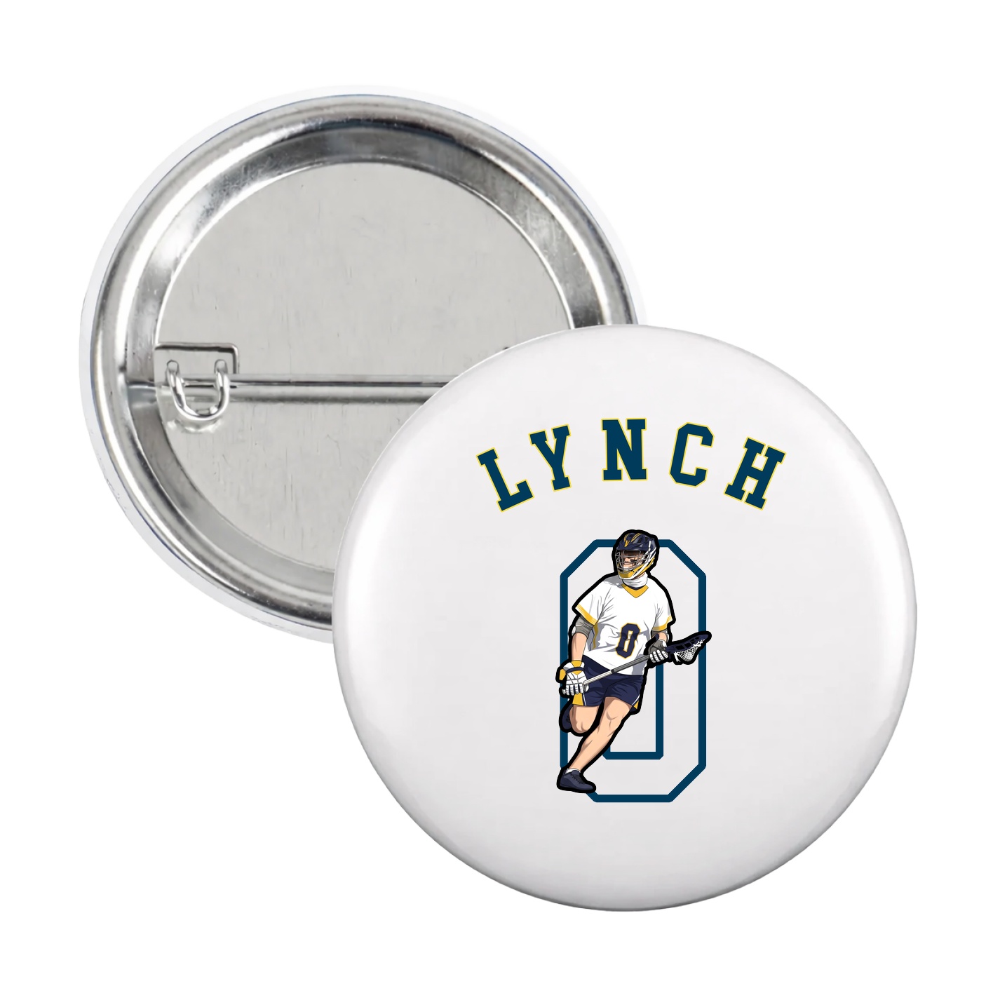 Game Day Button — Shirsey Arch in White