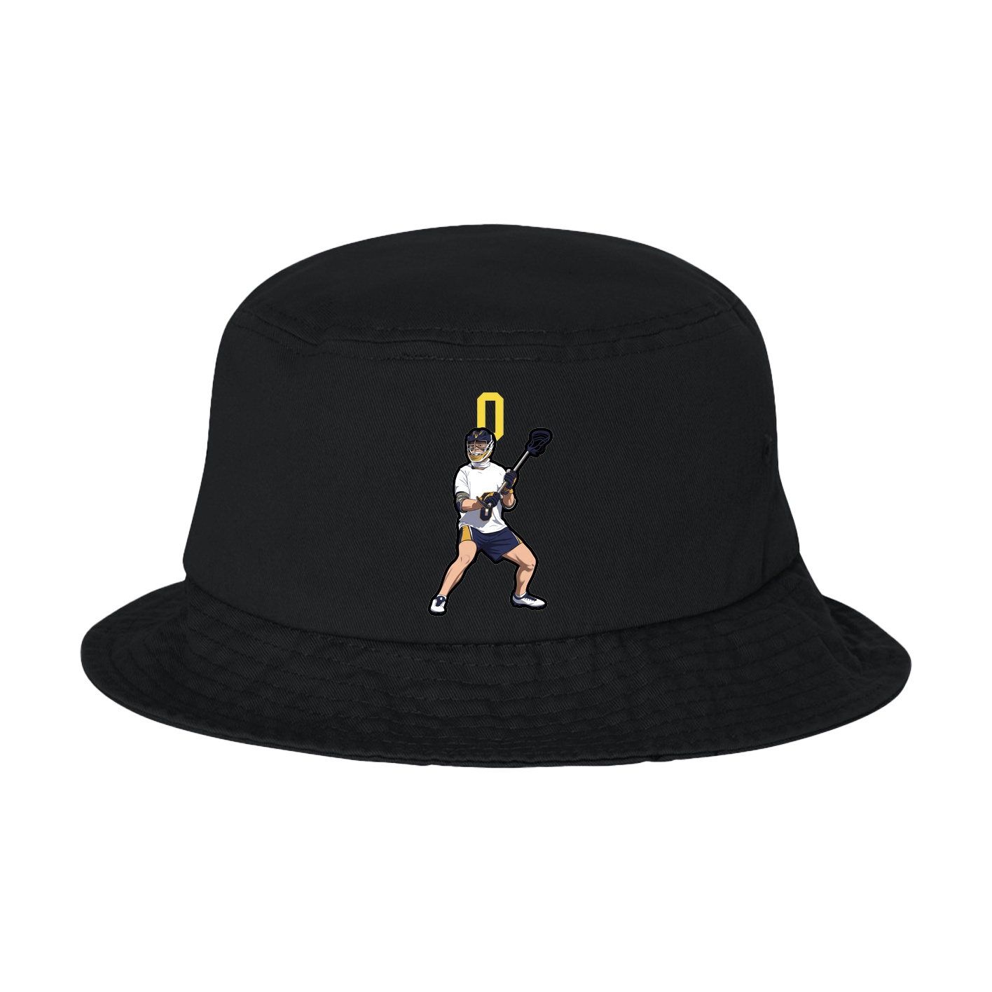 Bucket Cap — Number Top in Black