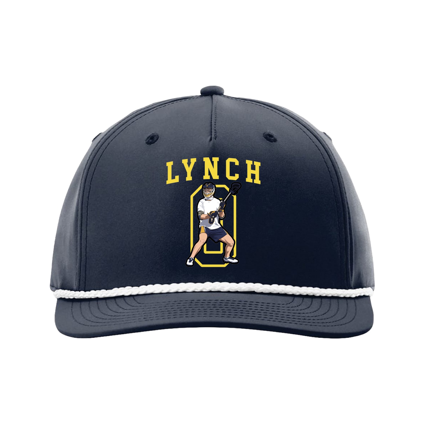 Five-Panel Classic Rope Cap — Shirsey in Navy