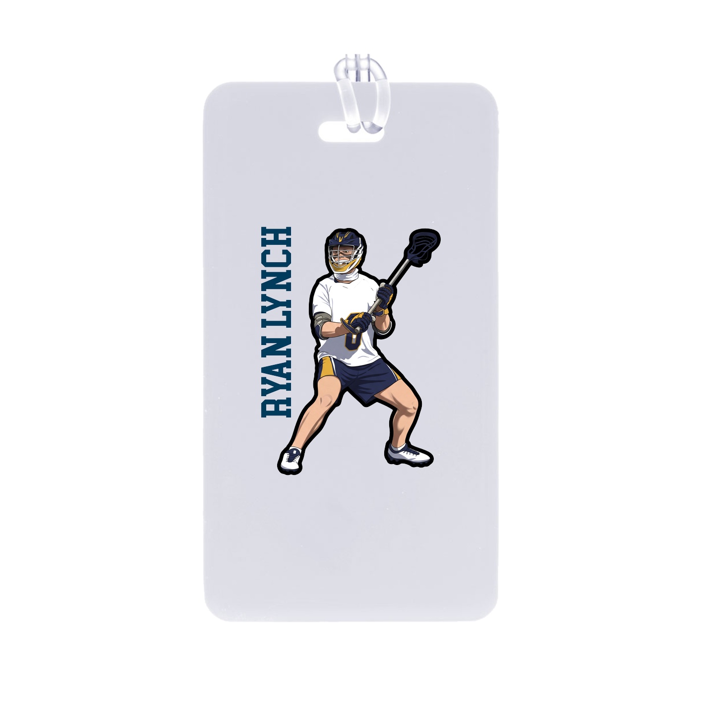Bag Tag — Name Vertical in Classic