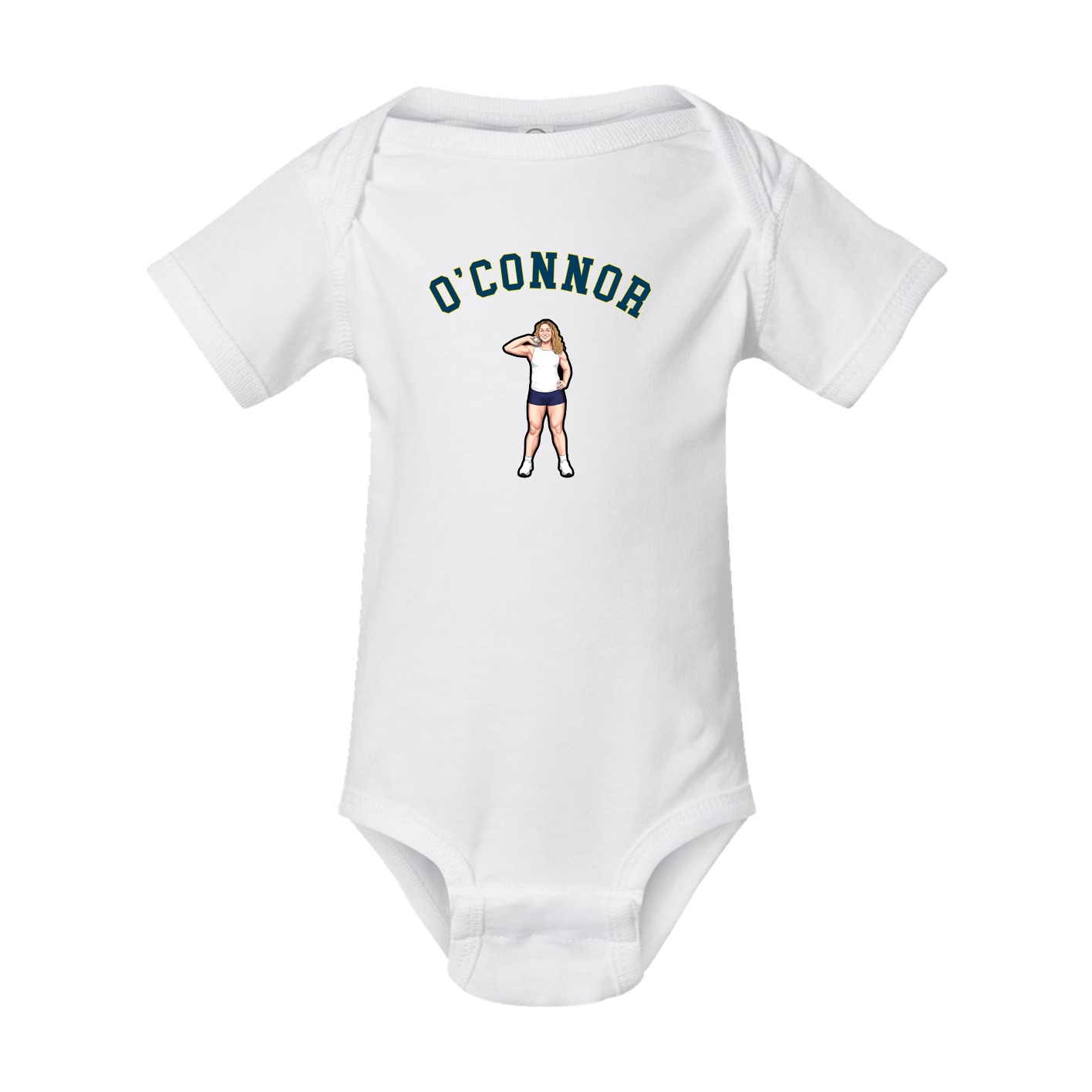 Baby Onesie — Shirsey Arch in White