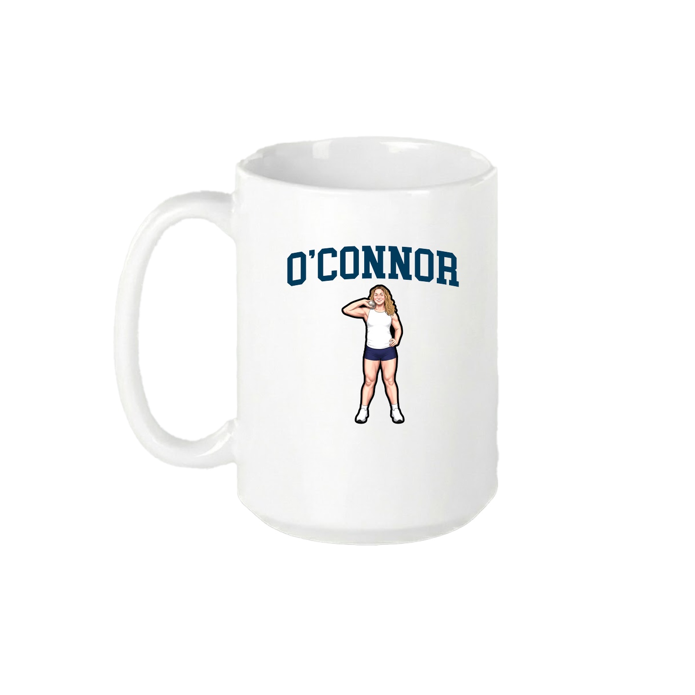 15oz Coffee Mug — Shirsey in White
