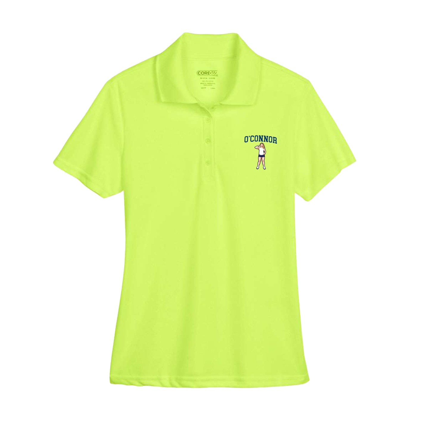Womens Performance Polo — Shirsey in Yellow
