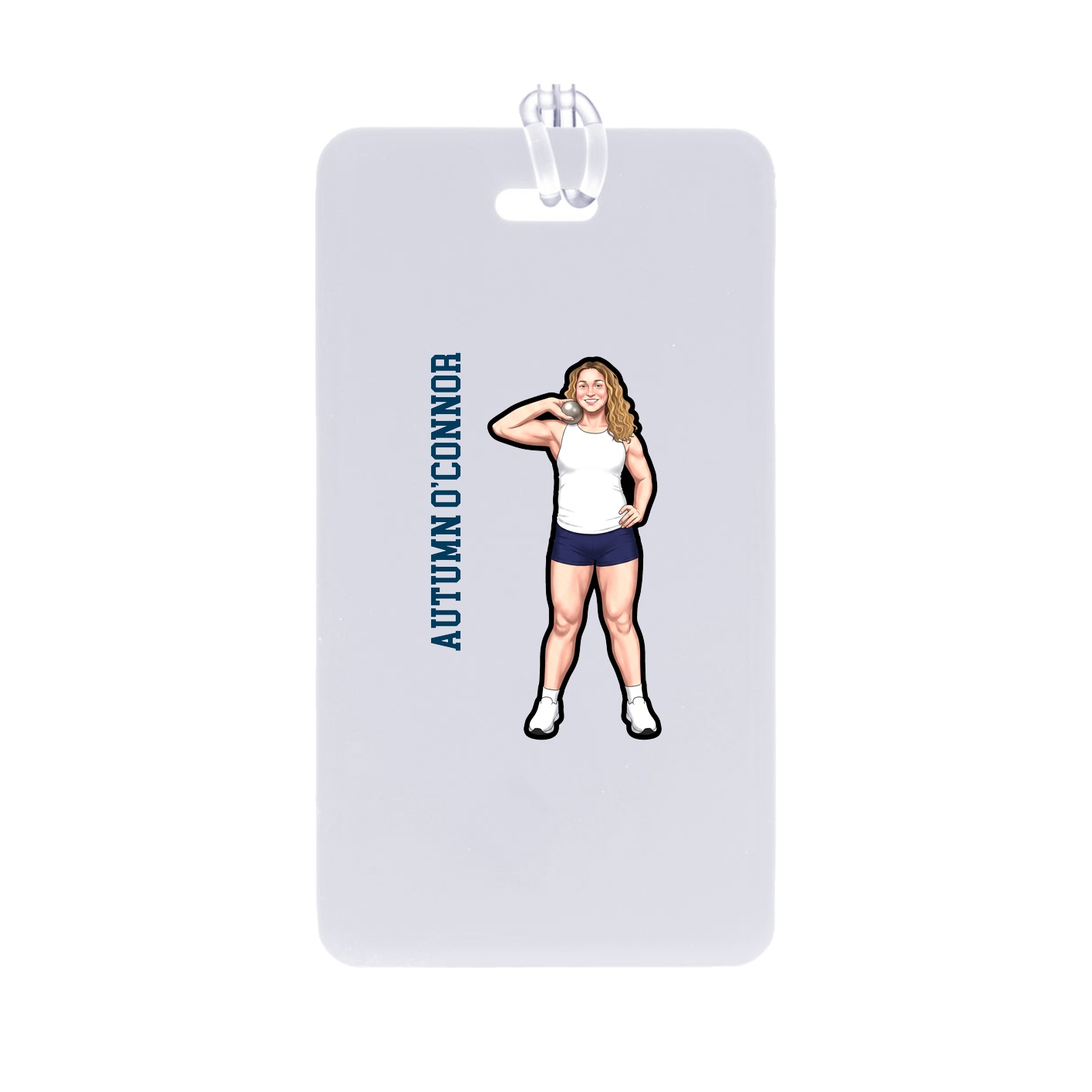 Bag Tag — Name Vertical in Classic