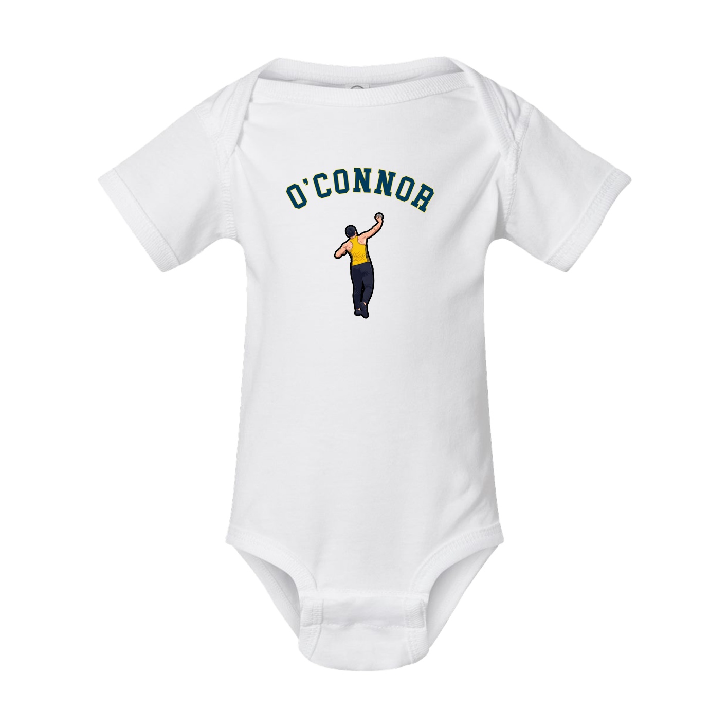 Baby Onesie — Shirsey Arch in White