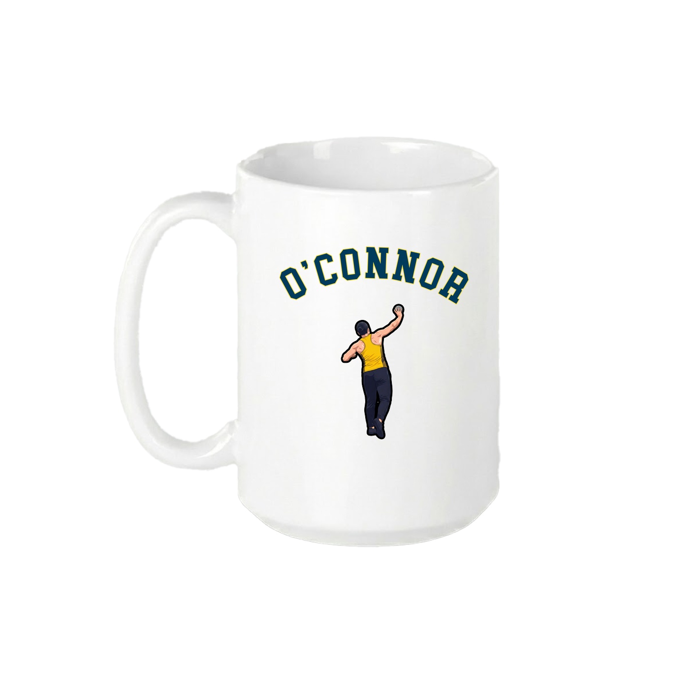 15oz Coffee Mug — Shirsey Arch in White