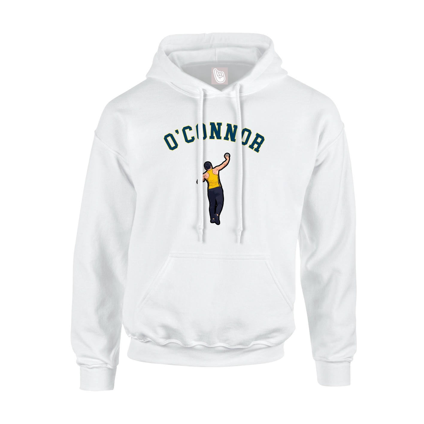 Youth Hoodie — Shirsey Arch in White