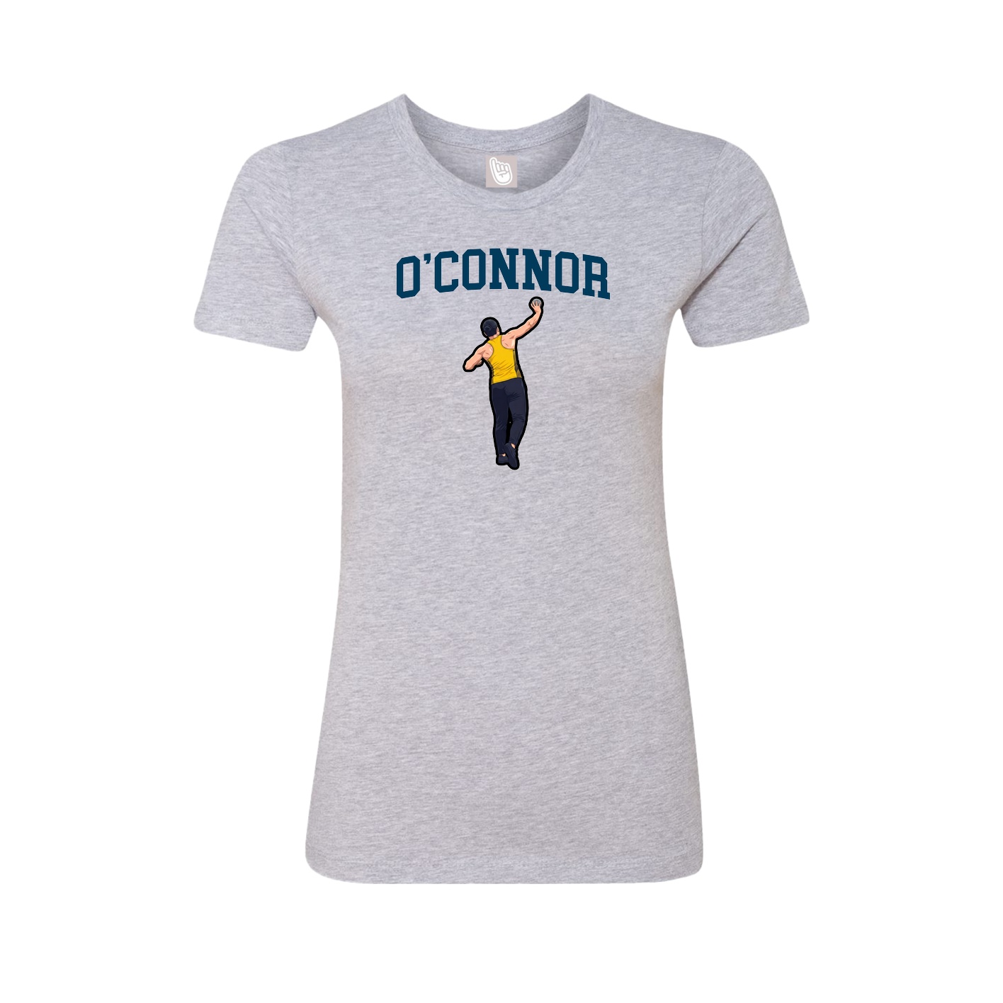 Fitted Women's Tee — Shirsey in Grey