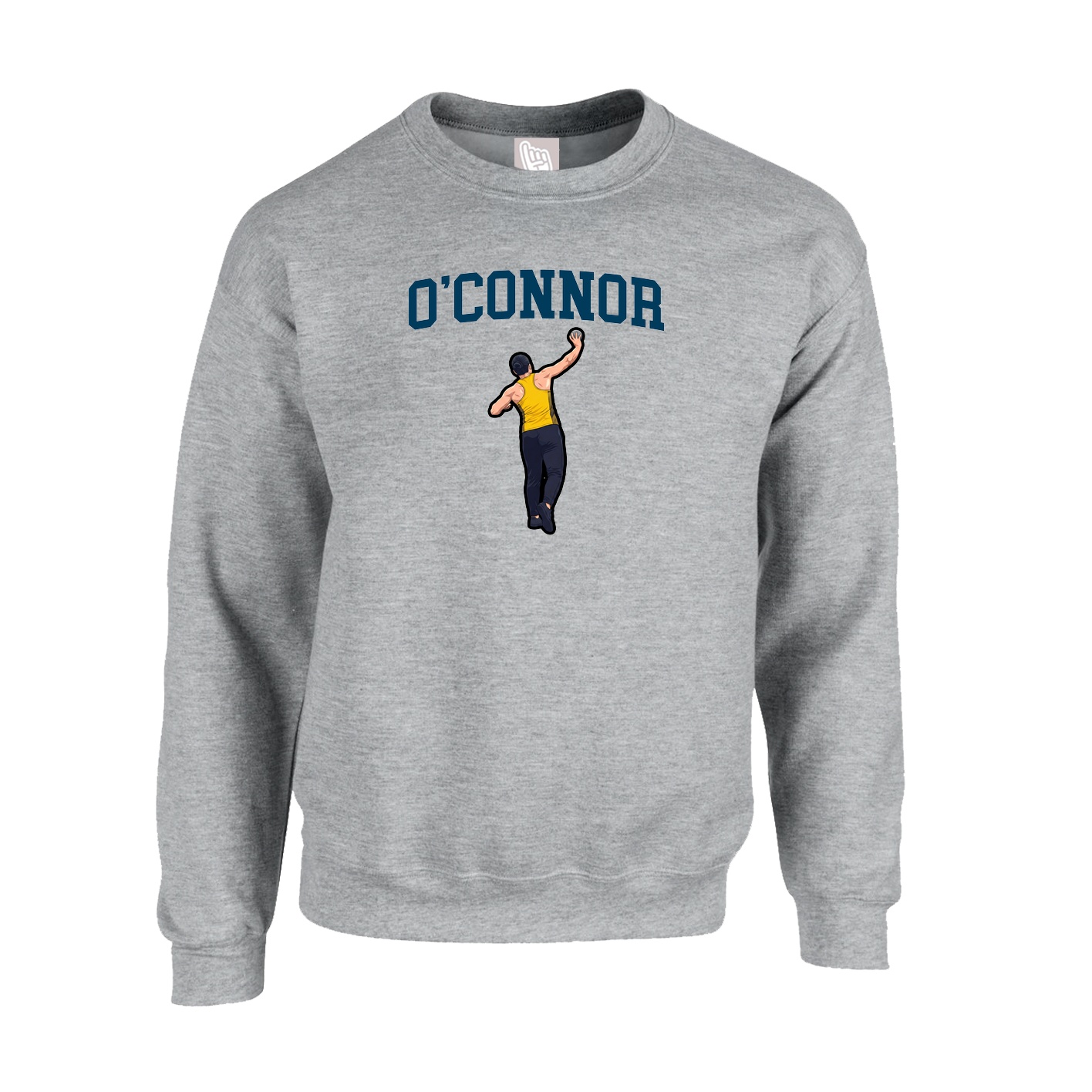 Fleece Crew — Shirsey in Grey