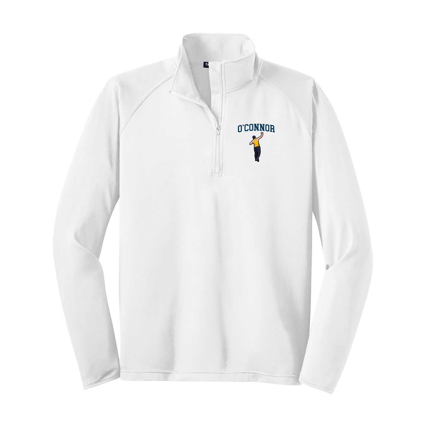 Q-Zip Pullover — Shirsey in White