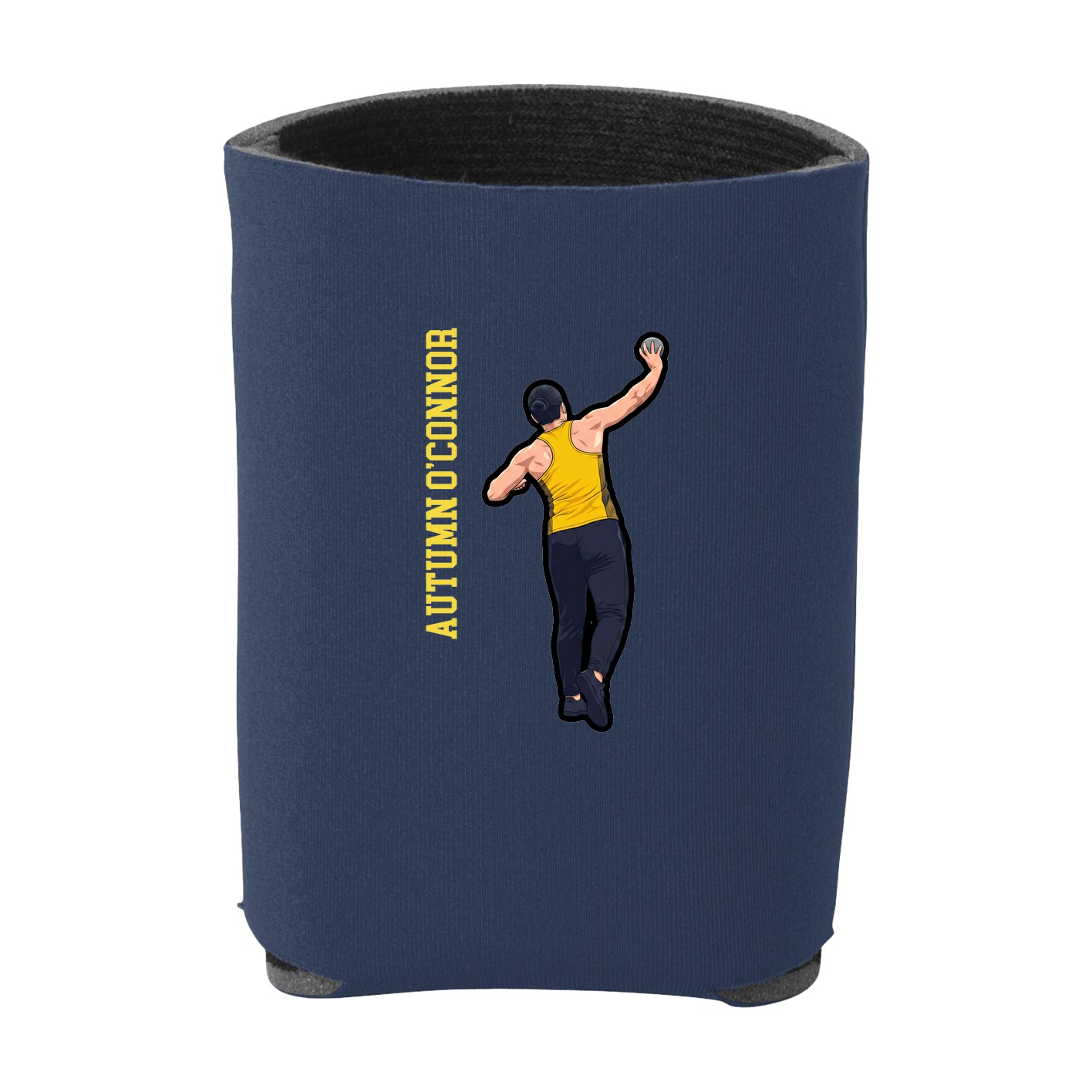 Can Holder — Name Vertical in Navy