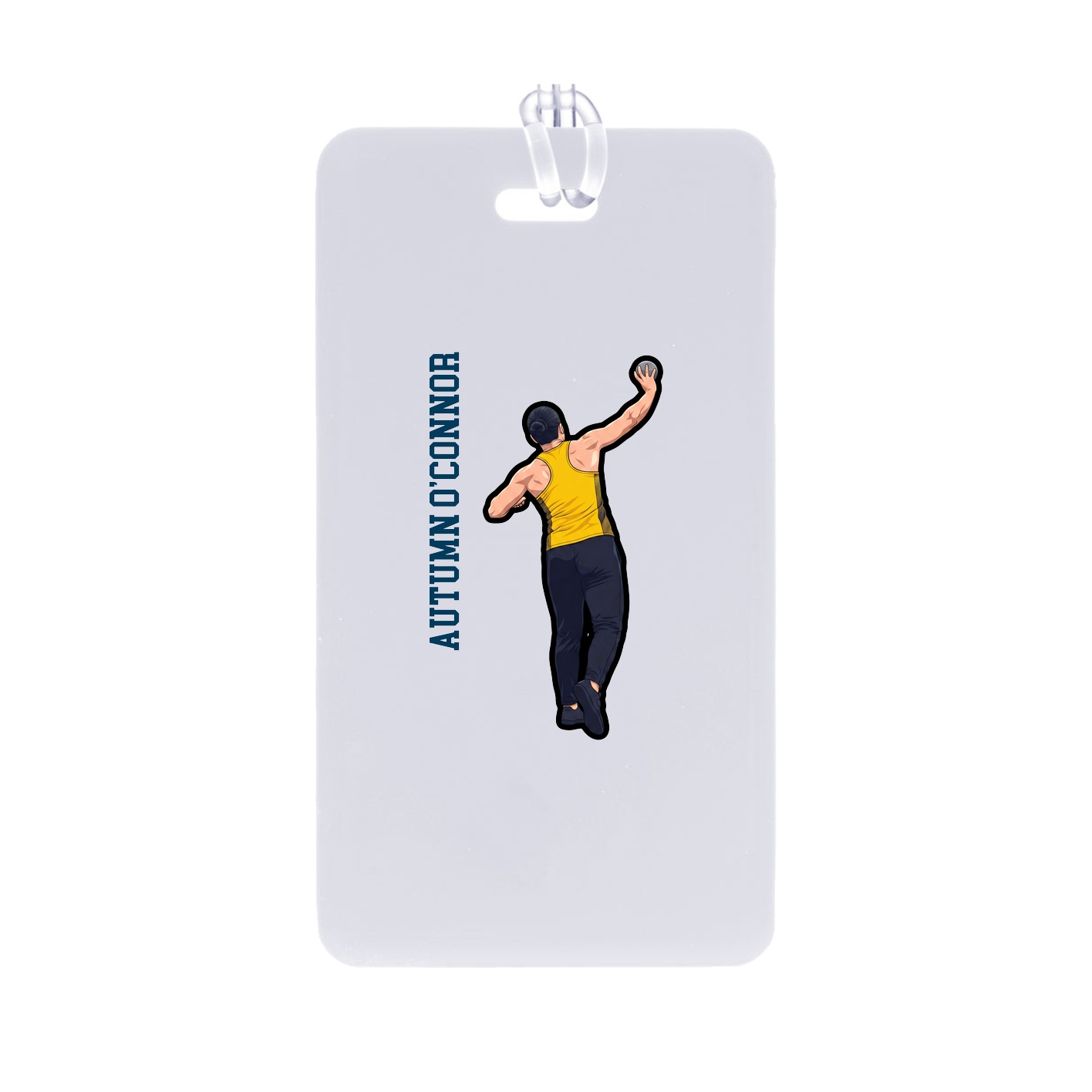 Bag Tag — Name Vertical in Classic